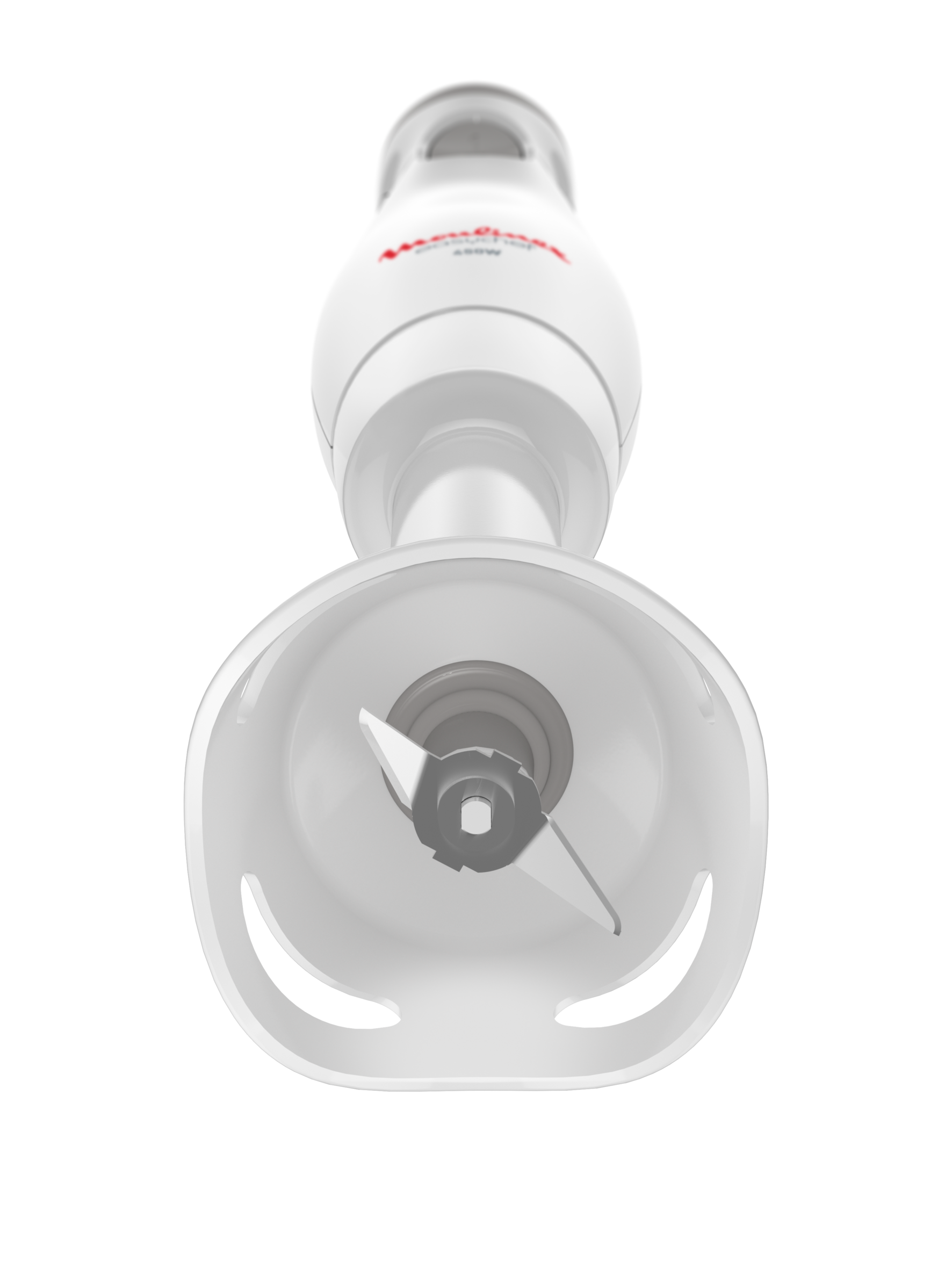 Easychef, Pied mixeur, 2 vitesses, 2 lames ZELKROM, 450 W, Blanc