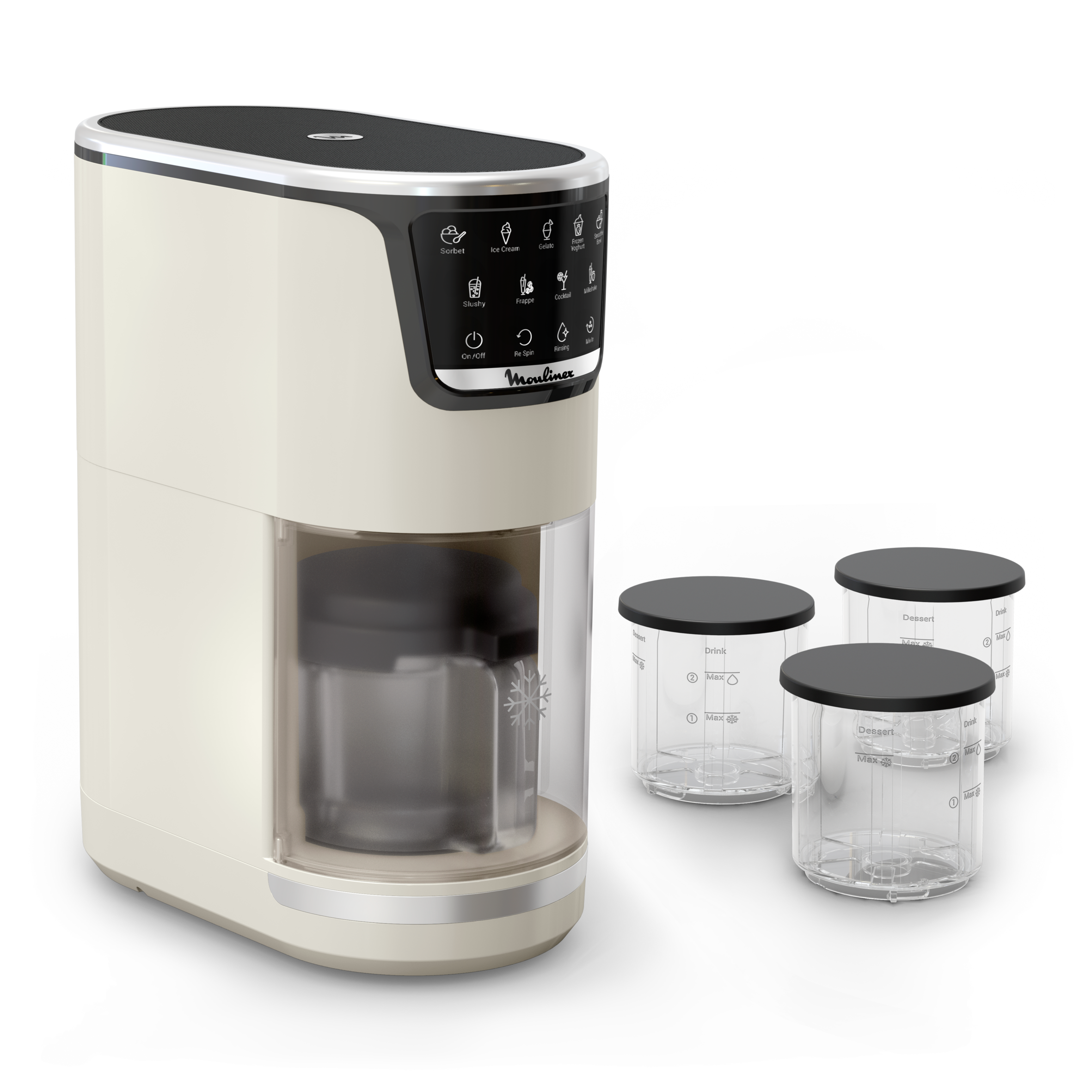 Dolci, Machine à glaces, 10 programmes, Nettoyage automatique