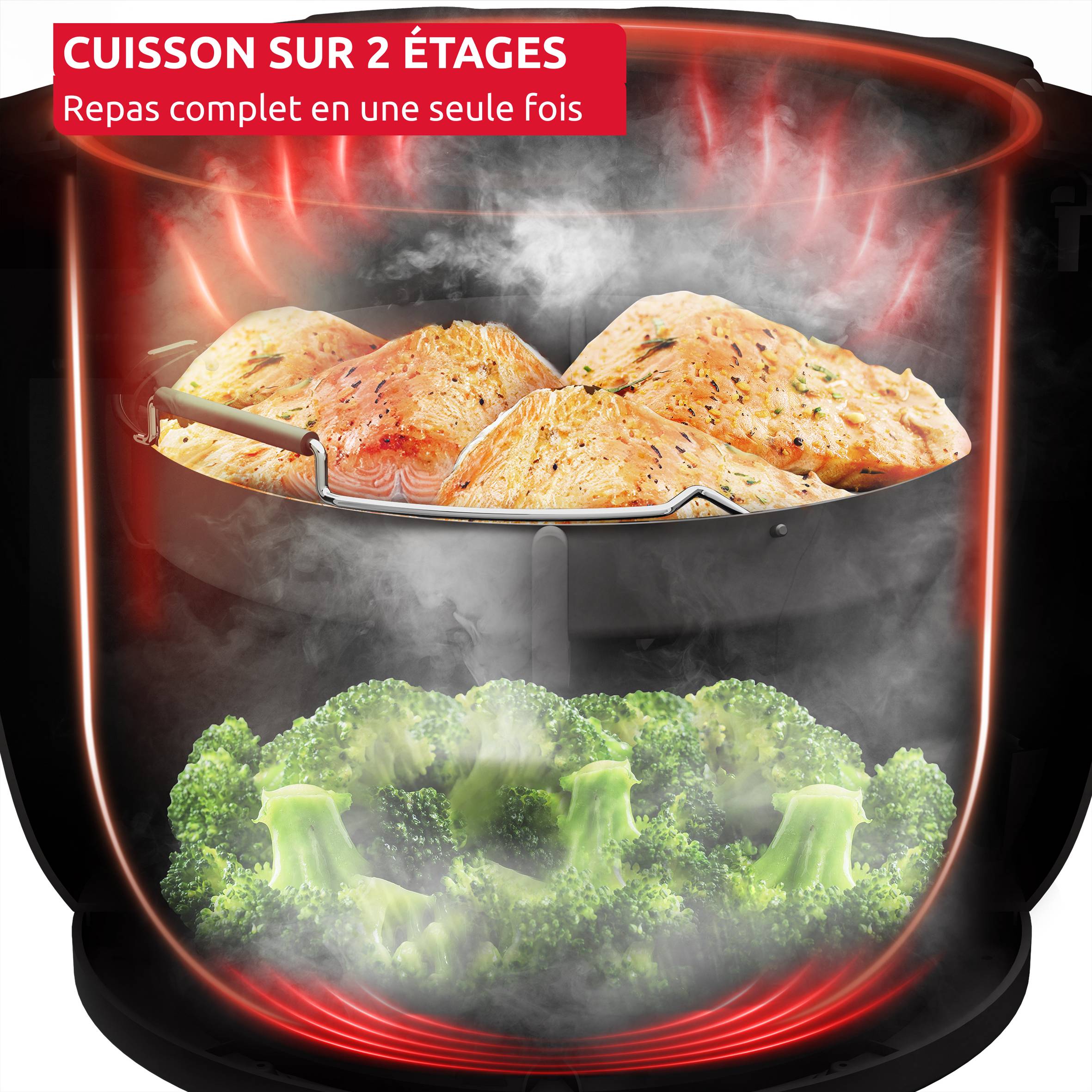 Cookeo Infinity, 17 modes de cuisson, Sans pale de mélange, Bleu Trust