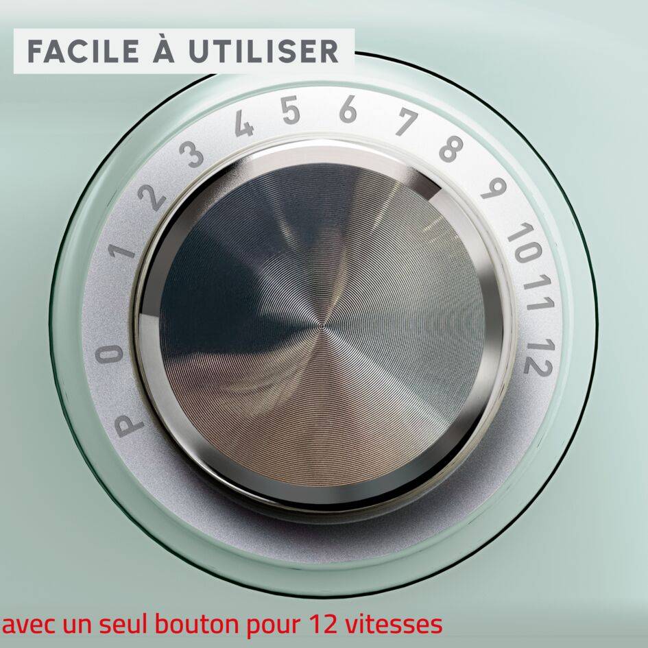 Bake Easy, Robot pâtissier, Compact, Facile à utiliser, Vert clair