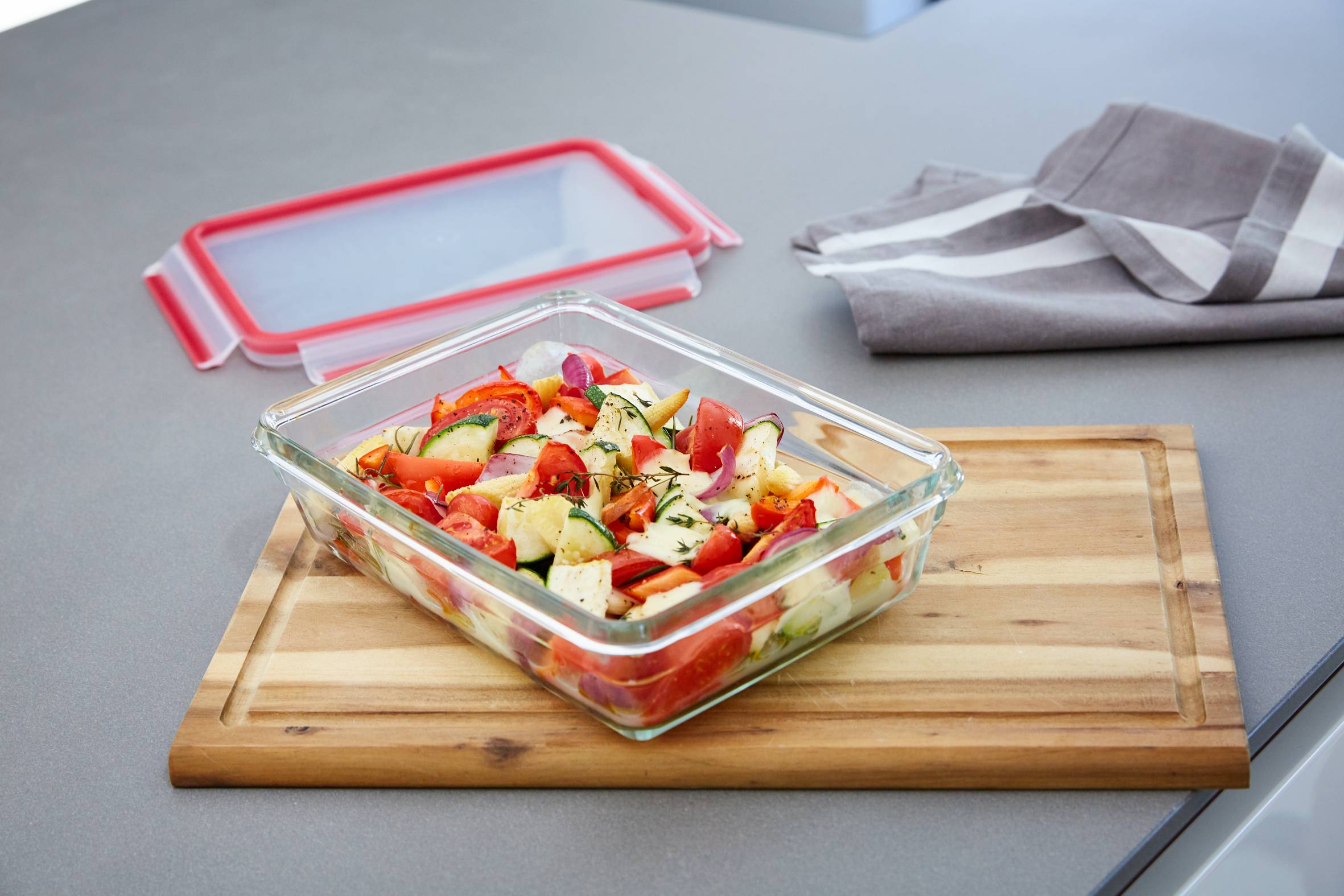 MASTERSEAL GLASS  Set 3 boîtes 0,45L / 0,8L / 2L