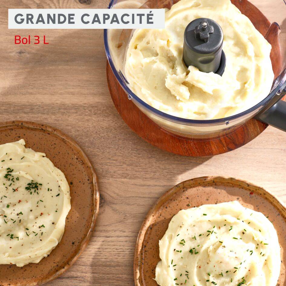 Double Force,  Robot multifonction, 1000 W, 31 fonctions, 10 accessoires, Noir