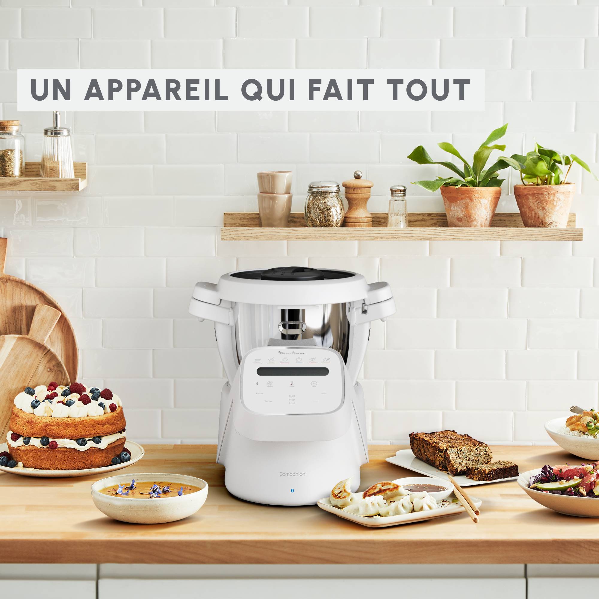 i-Companion, Robot Cuiseur, 16 modes de fonctionnement, Connecté, Jusqu'à 10 personnes