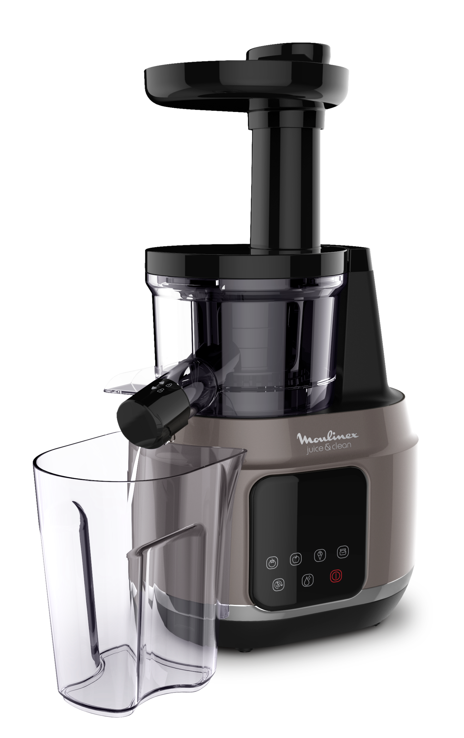 EXTRACTEUR DE JUS JUICE & CLEAN GRIS