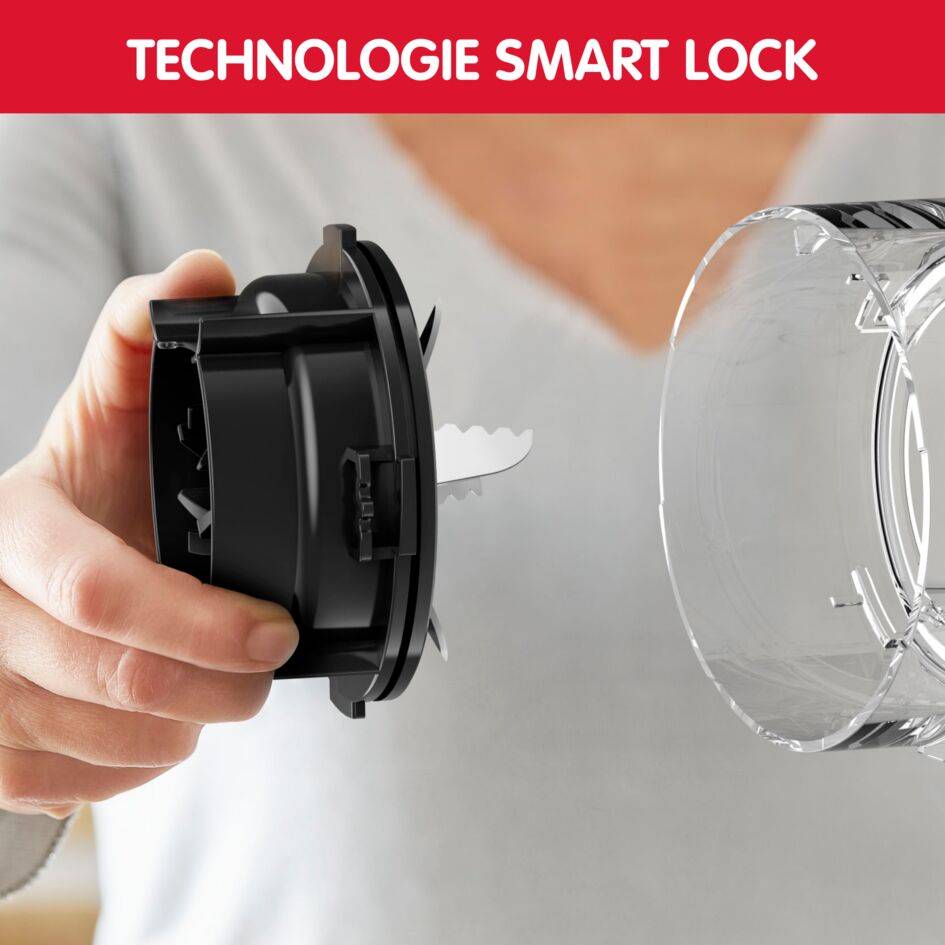 Blender Soleil ivoire, Blender classique, 2 vitesses + pulse, 500W, Ivoire