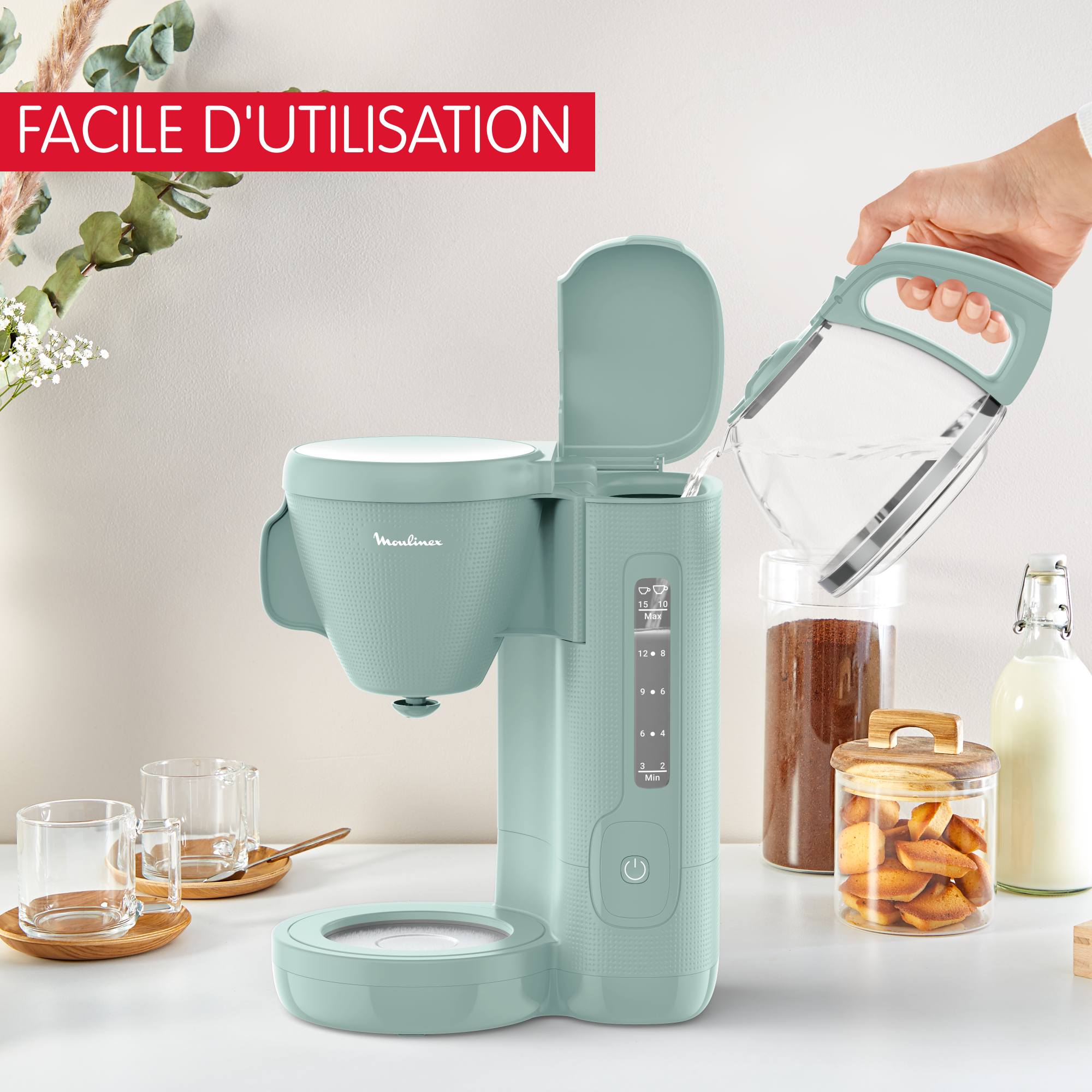 Cafetière filtre Morning Eucalyptus