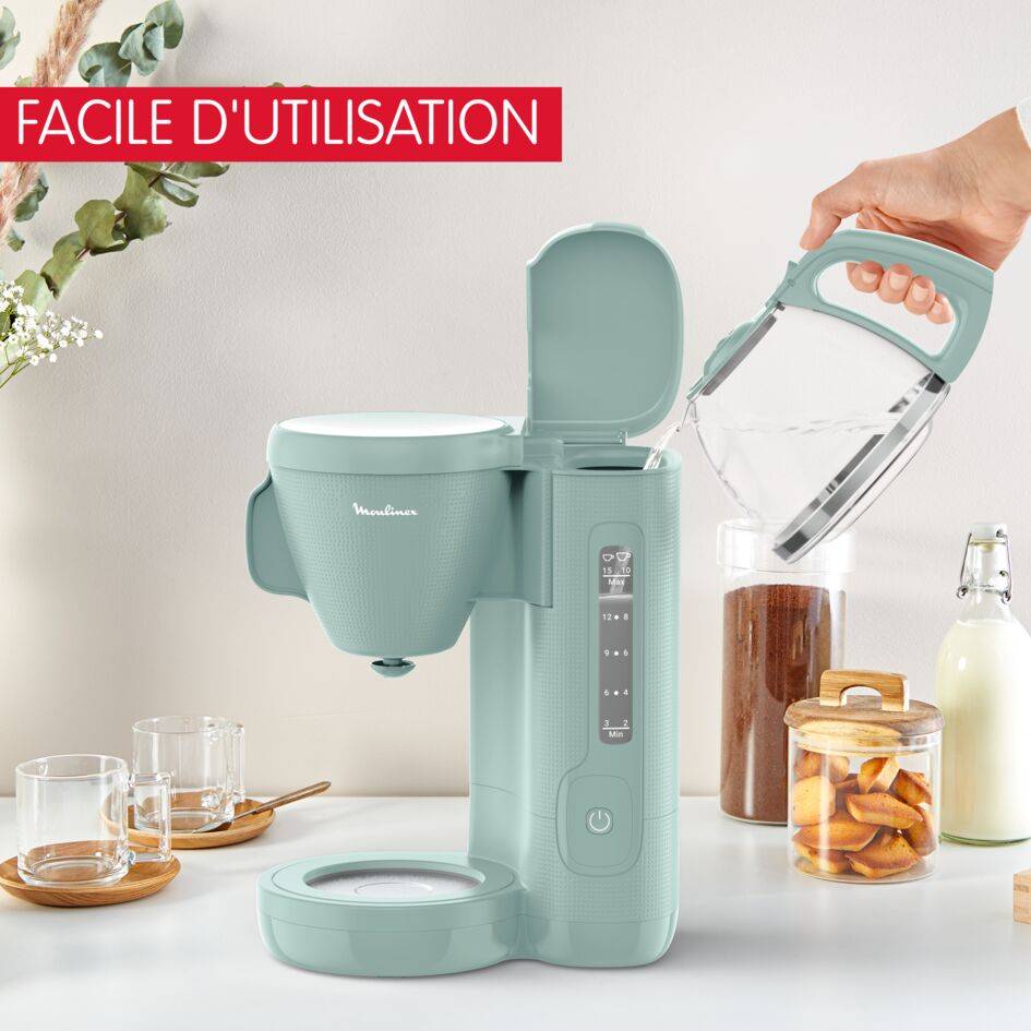 Cafetière filtre, Morning, 15 tasses, Eucalyptus