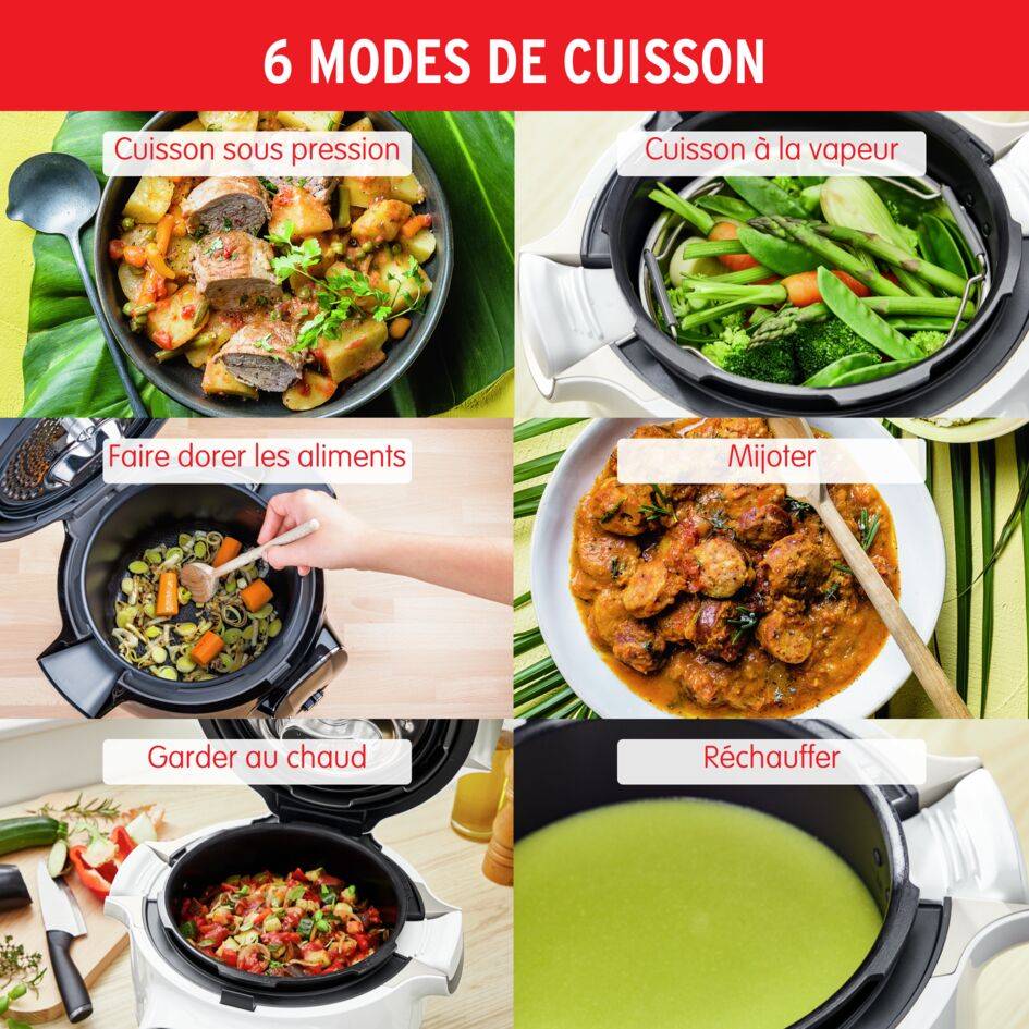 Cookeo 80&nbsp;recettes Gris Inclus moule