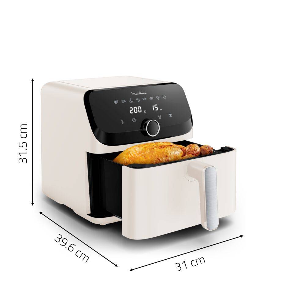 Easy Fry Collection Spéciale Ivoire, air fryer, très grande capacité 7L, 1 tiroir, 8 programmes