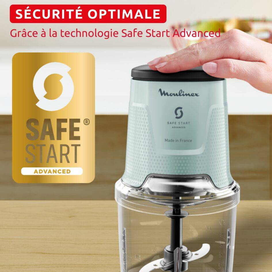 Easy Press, Hachoir électrique, 600 W, 4 lames, Eucalyptus