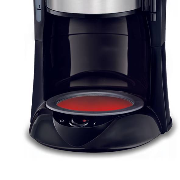 cafetiere subito noir/inox