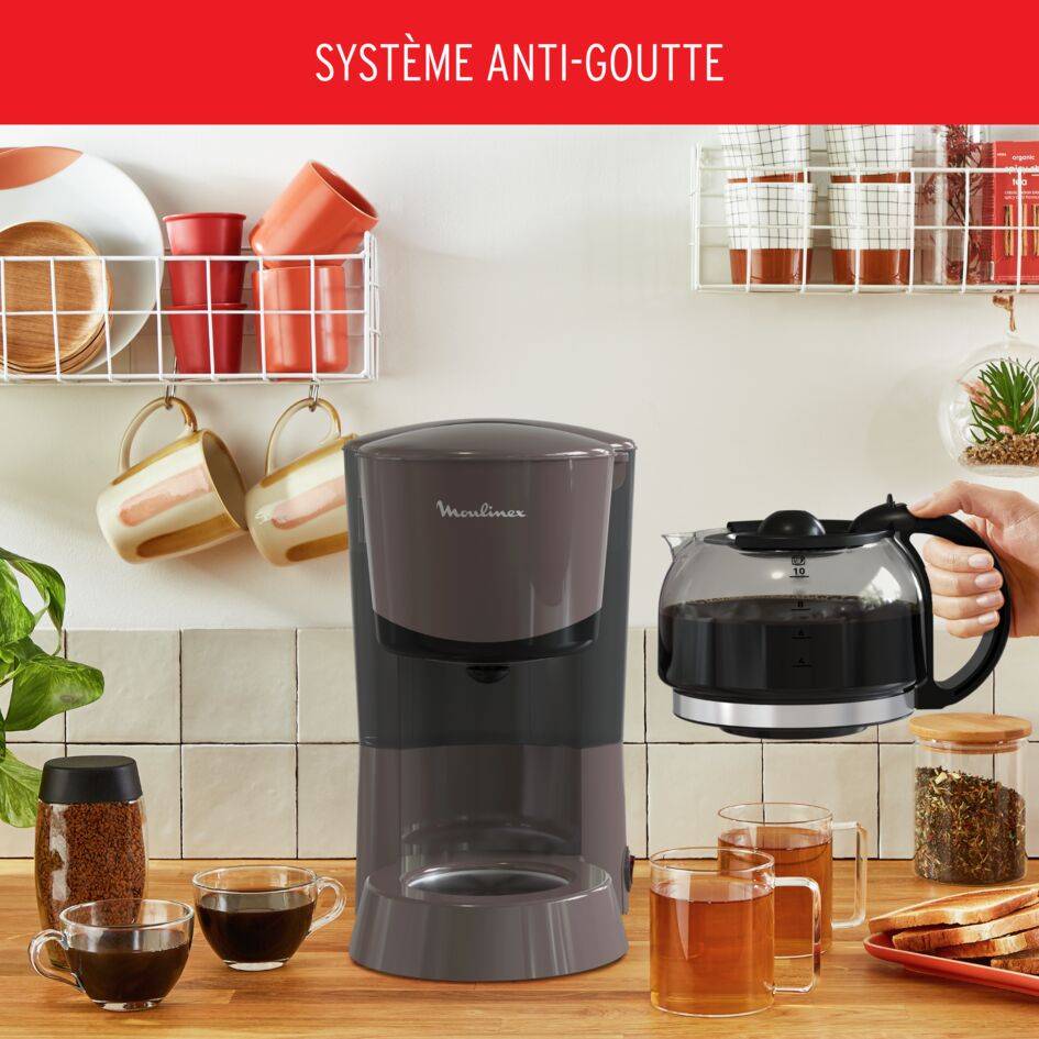 Cafetière filtre, Rio, 15 tasses, Taupe