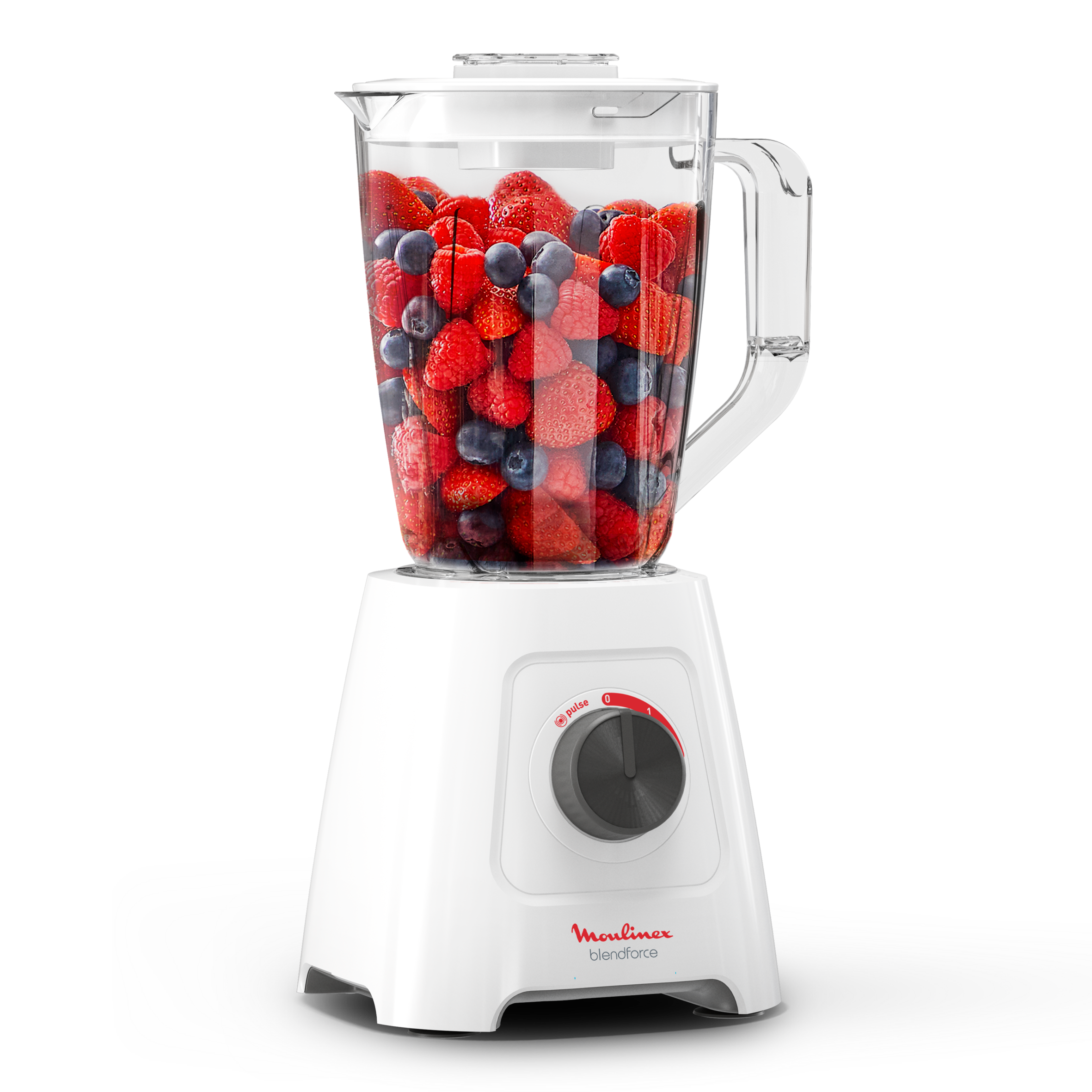 Blendforce 2, Blender Classique, 2 vitesses + pulse, 600 W, Blanc