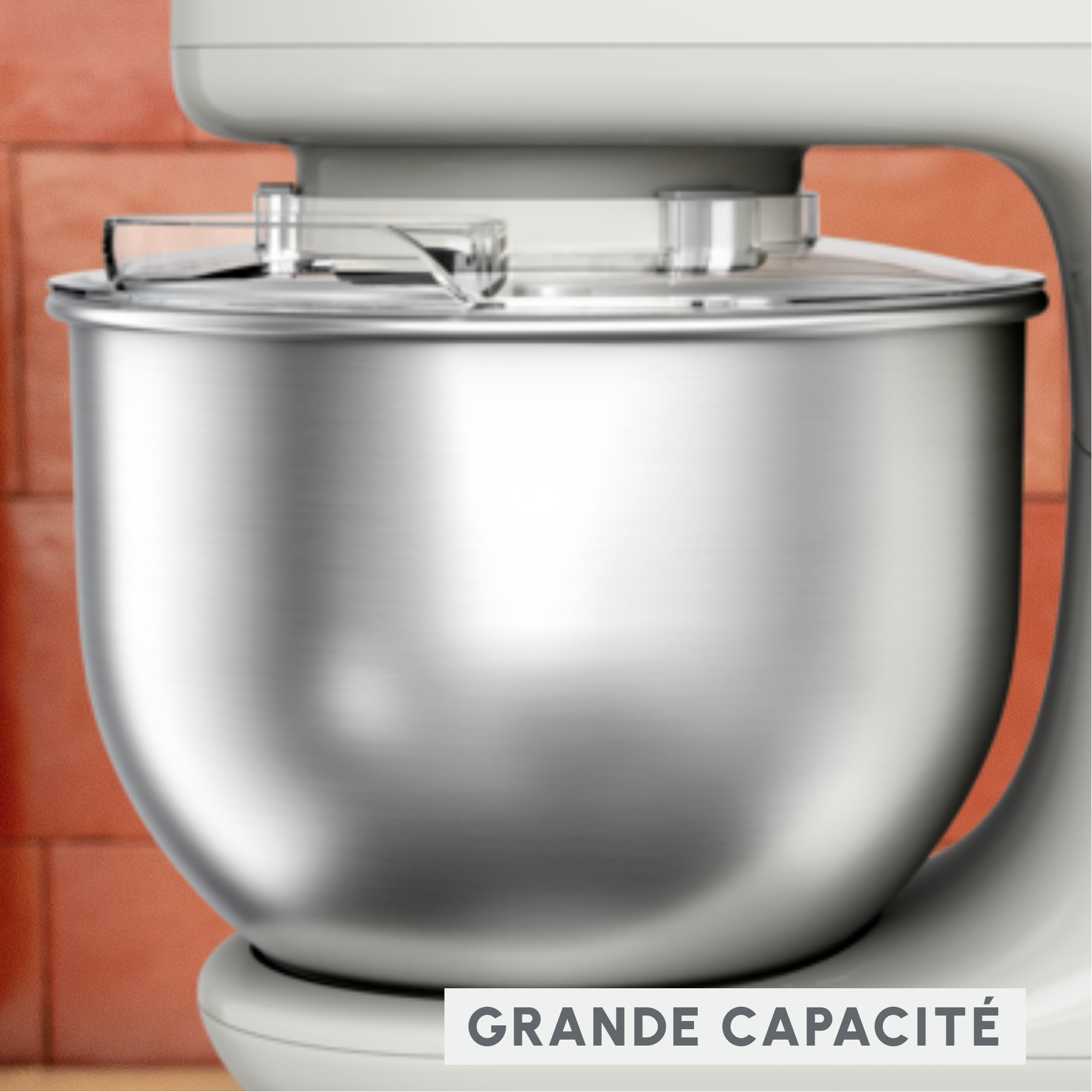 Bake Essential, Robot pâtissier, Bol de 4.8 L, Kit de pâtisserie, 800 W