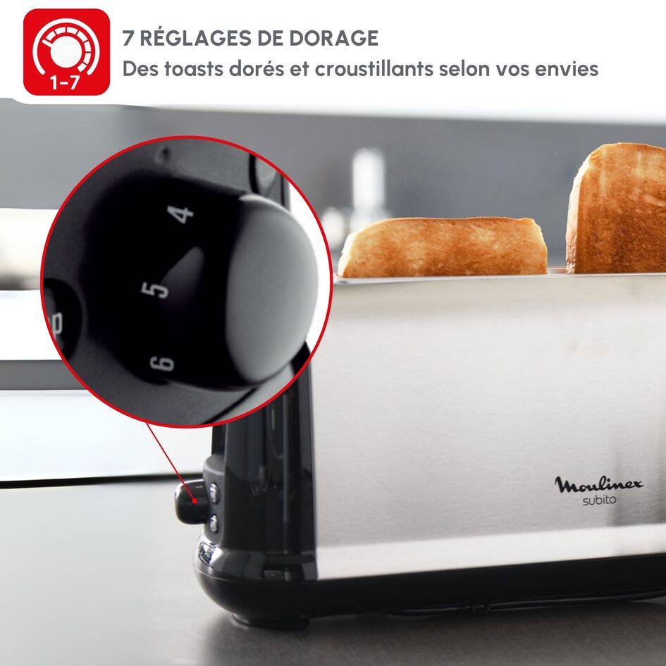 Subito inox 1 longue fente