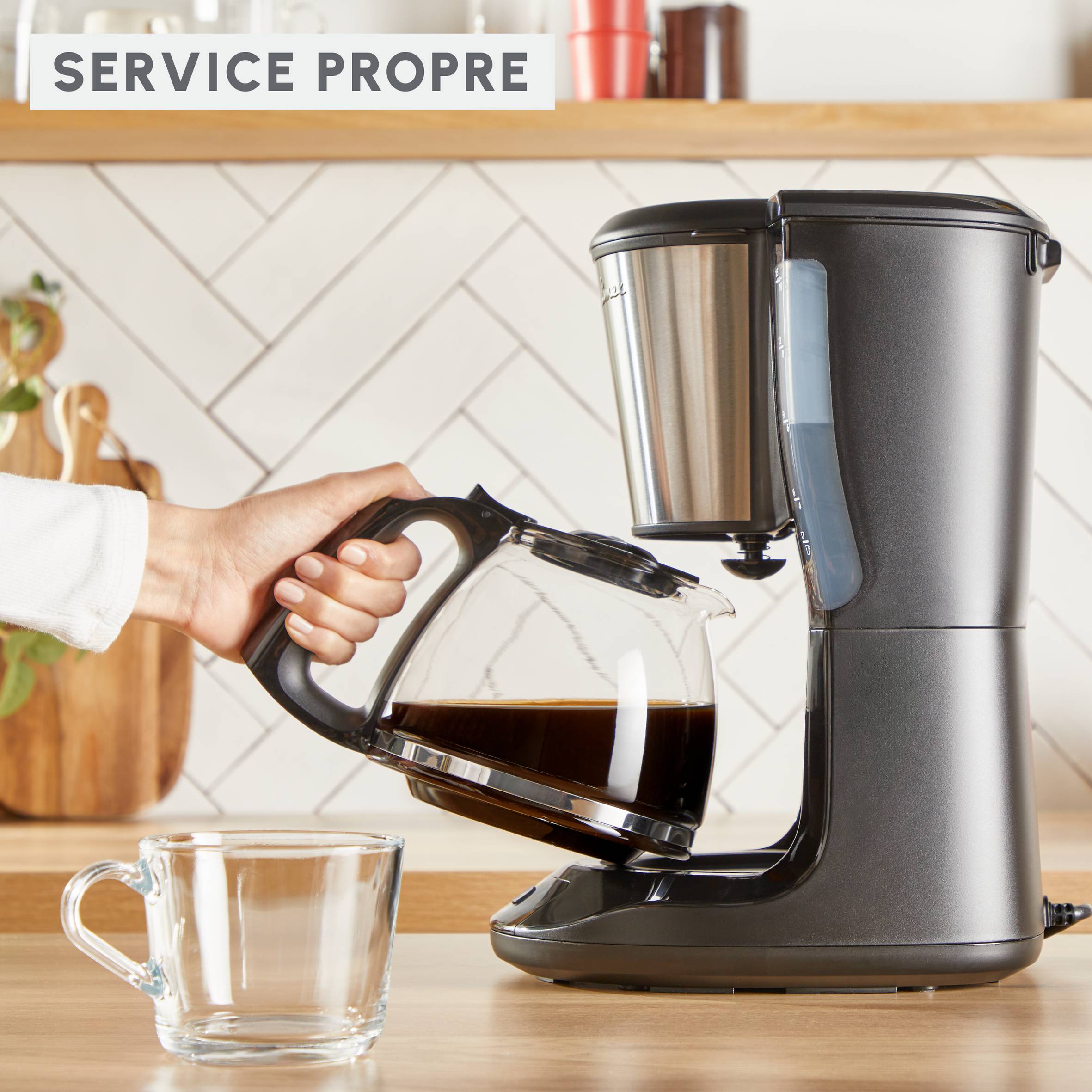 Cafetière filtre Subito Moulinex finition inox