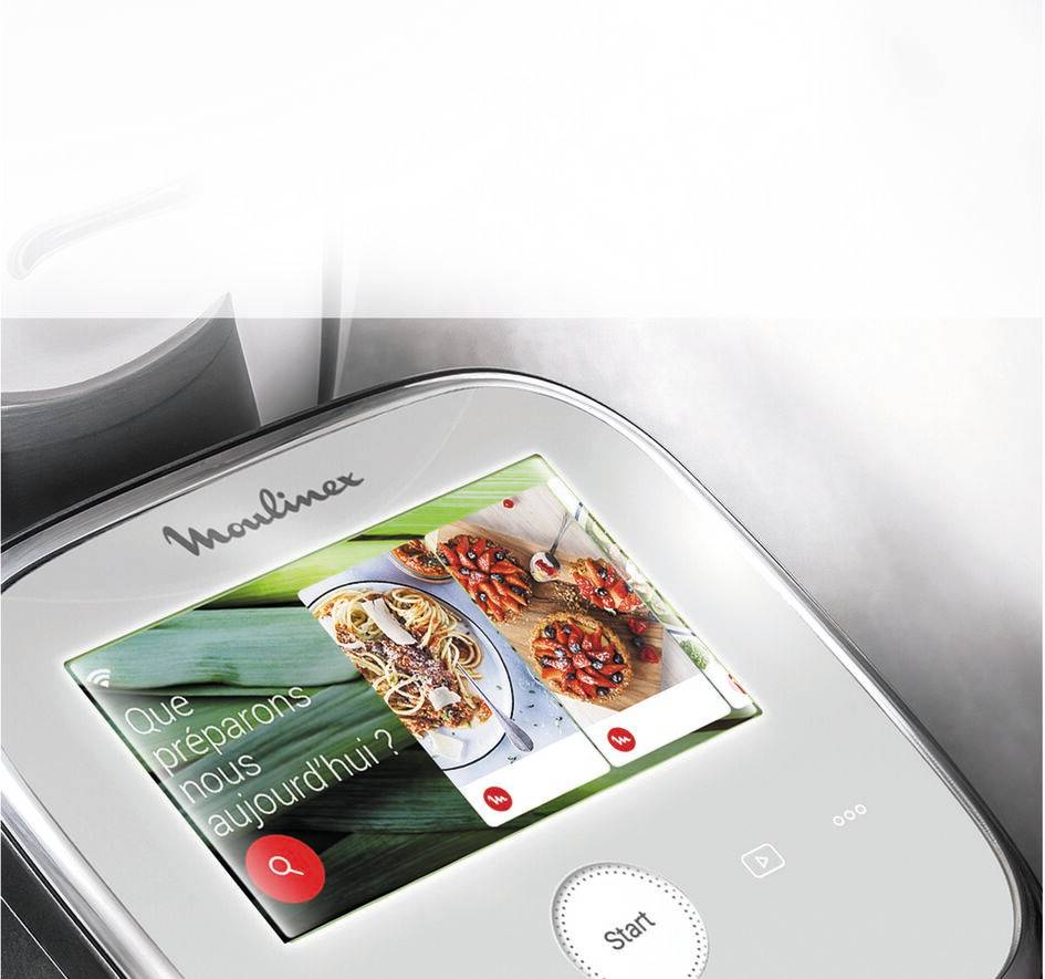 Robot cuiseur multifonction connecté I-Companion Touch XL + découpe légumes