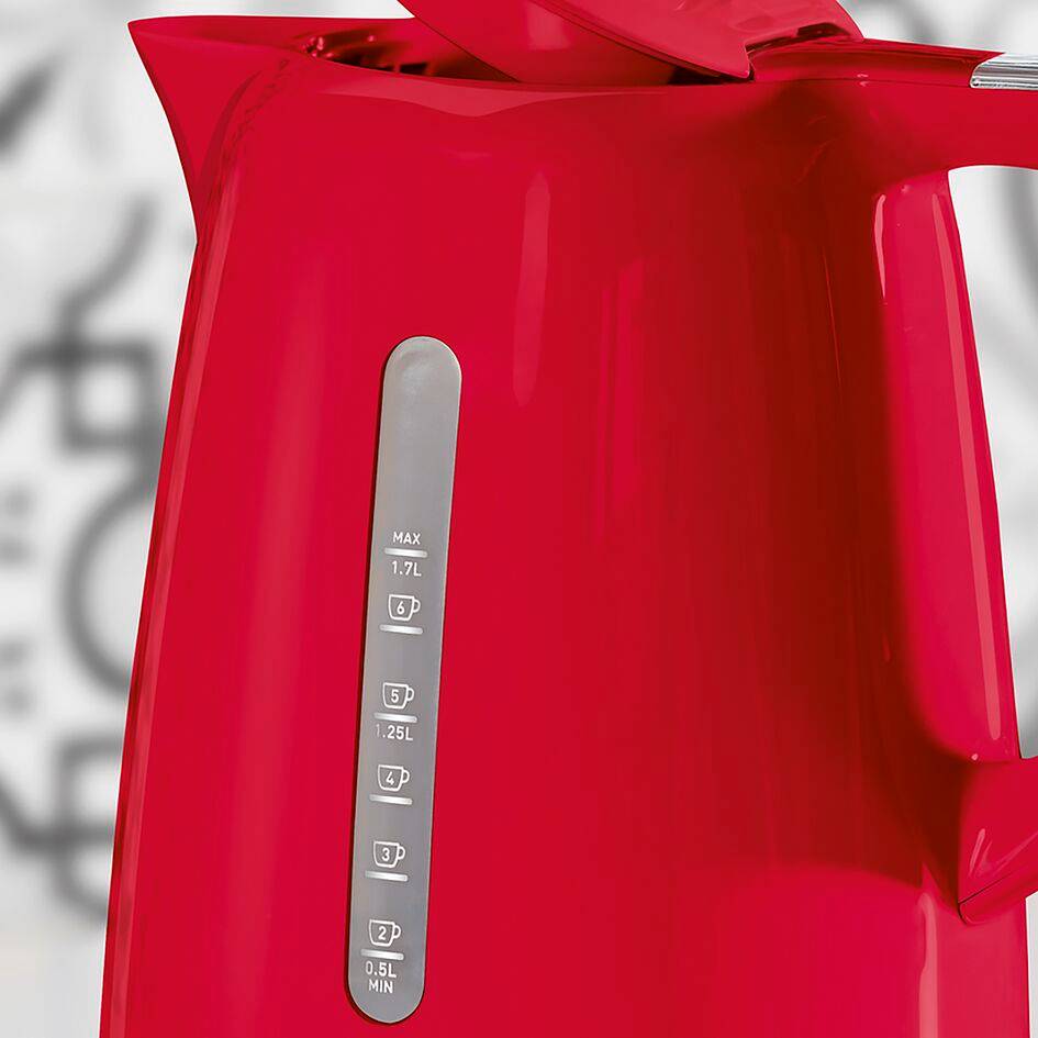 Bouilloire, Soleil, 1,7L, Rouge