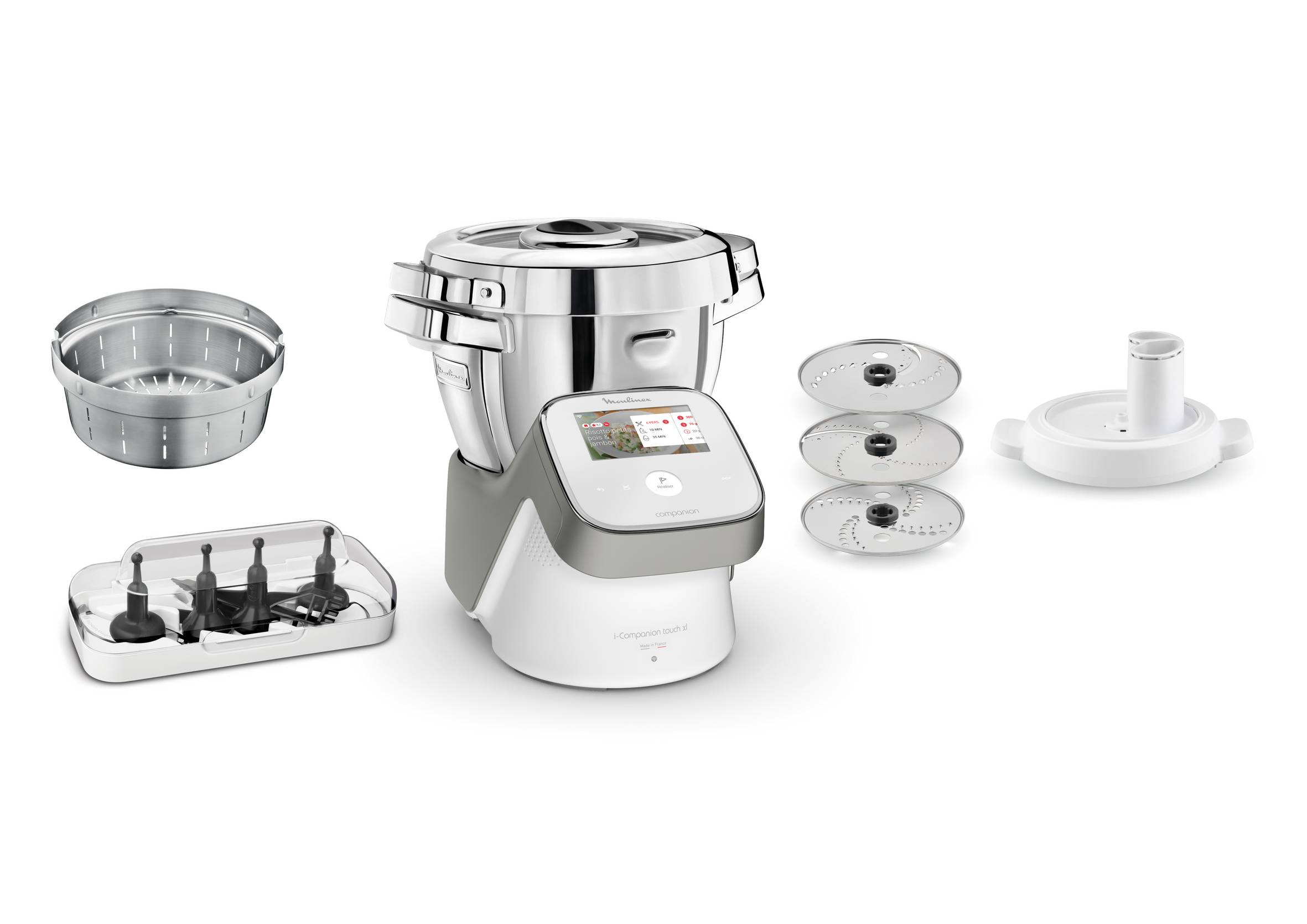 Robot cuiseur multifonction connecté I-Companion Touch XL + découpe légumes