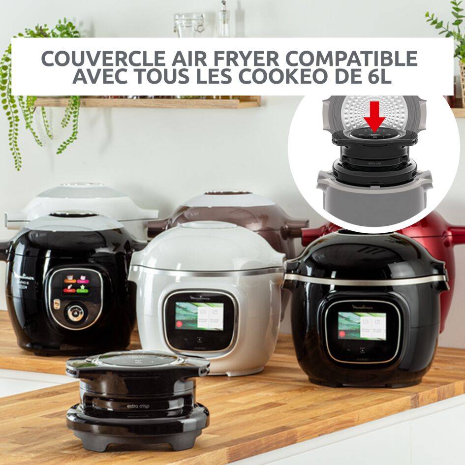 Extra Crisp, Accessoire Cookeo air fryer, Pour frire, Cuire, Four, rotir, ou dorer