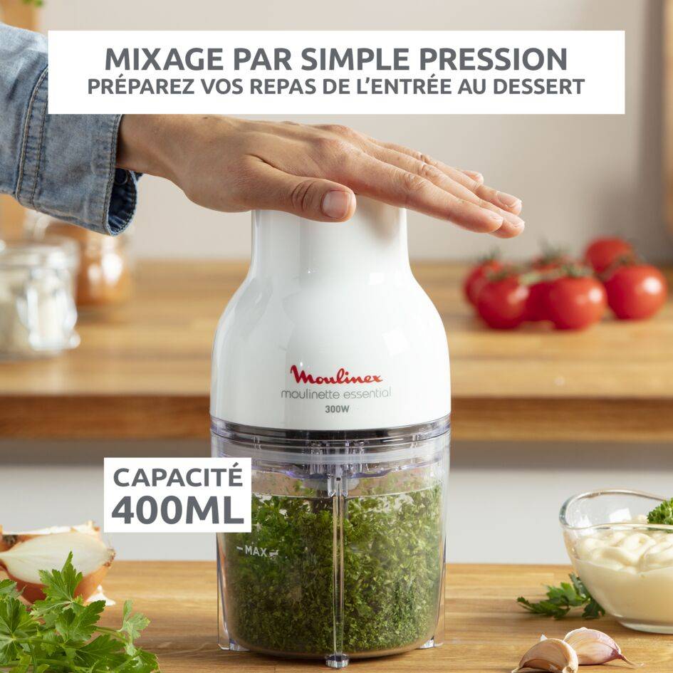 MOULINETTE ESSENTIAL 300W BLANC