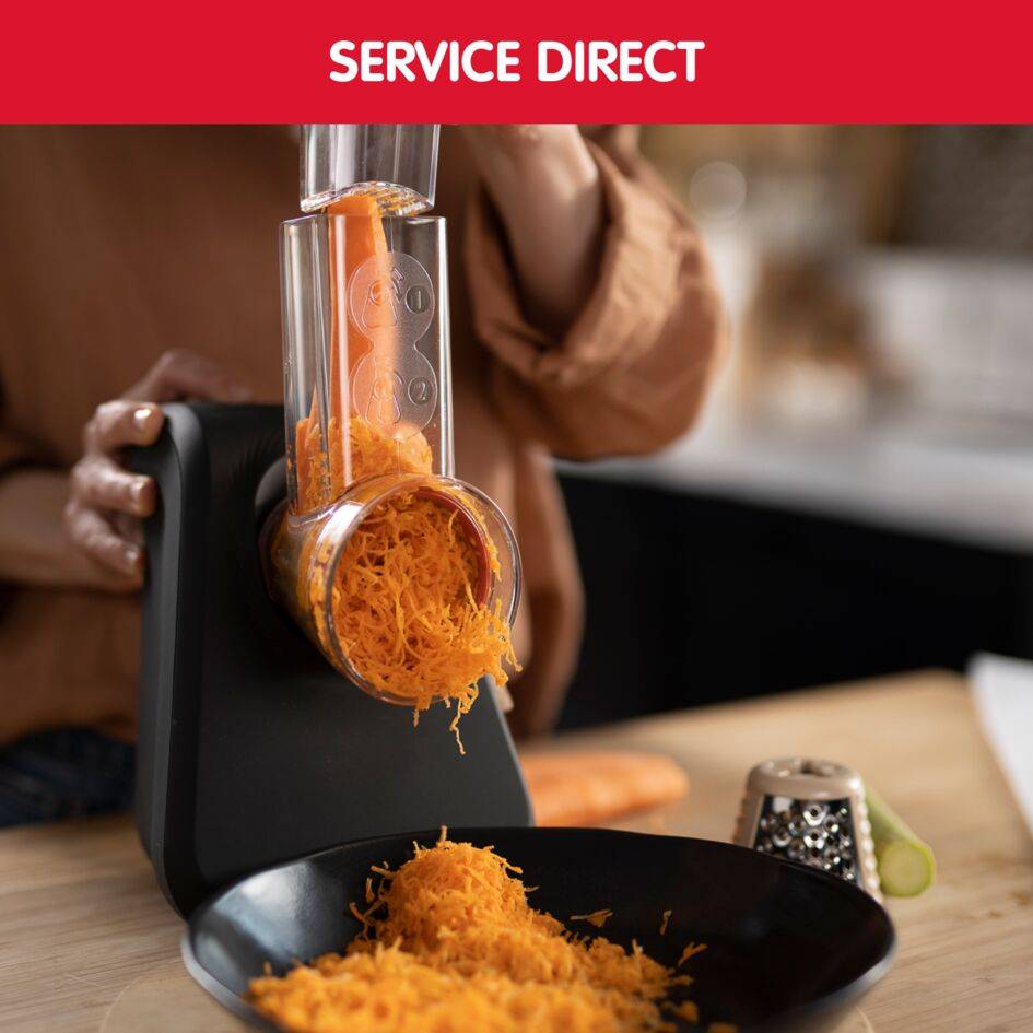 Fresh express Eco respect, Découpe-légumes, 3-en-1, 3 cônes, Noir 