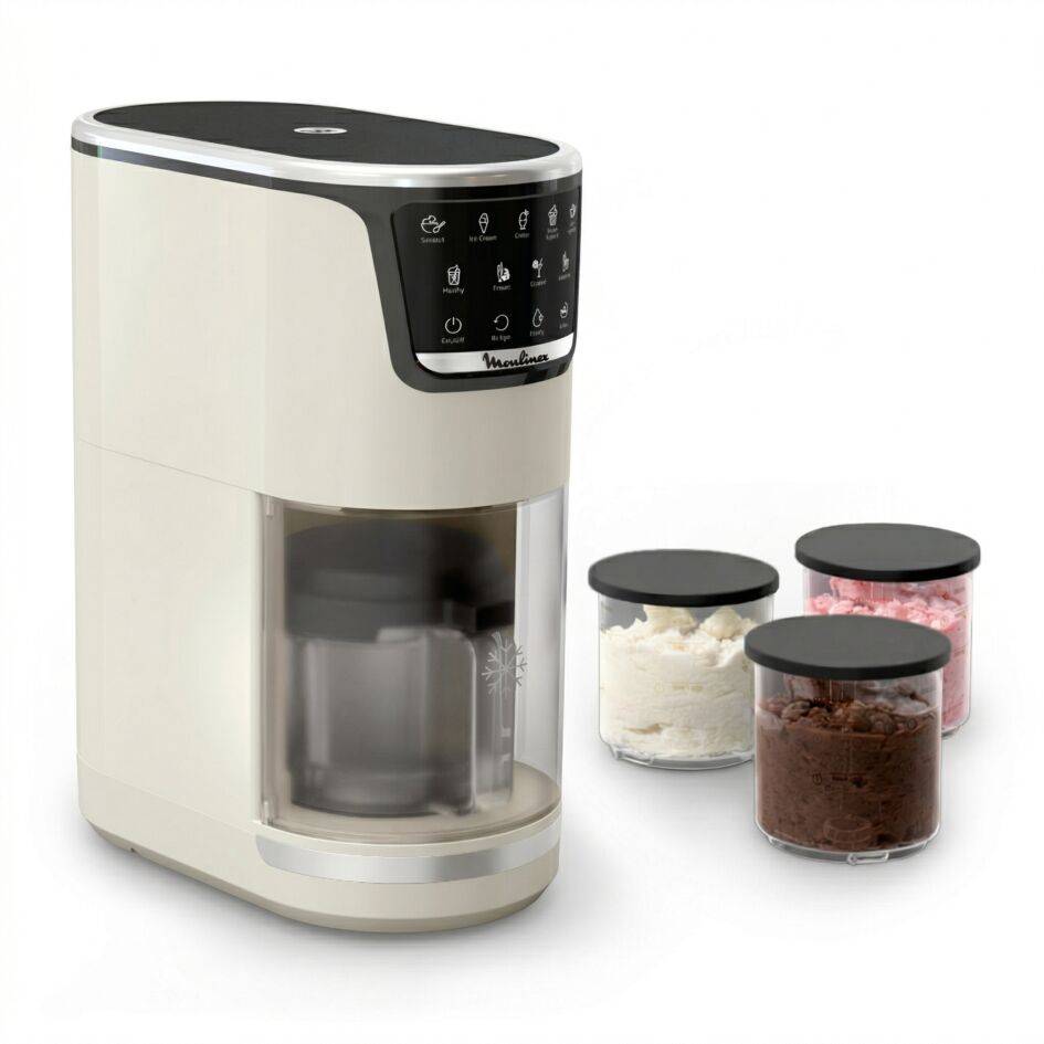 Dolci, Machine à glaces, 10 programmes, Nettoyage automatique