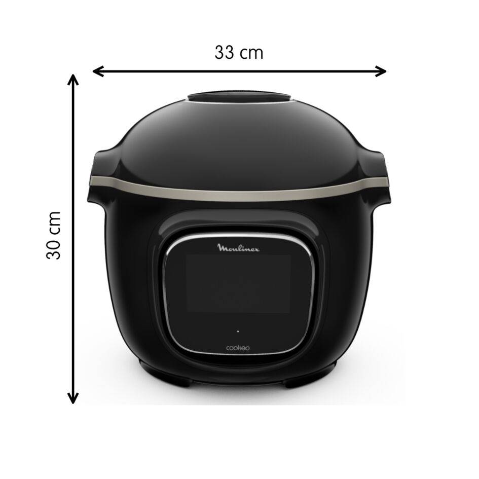 RECONDITIONNÉ Cookeo Touch Wifi Noir, Multicuiseur intelligent haute pression, 6L, Ecran Touch connecté 