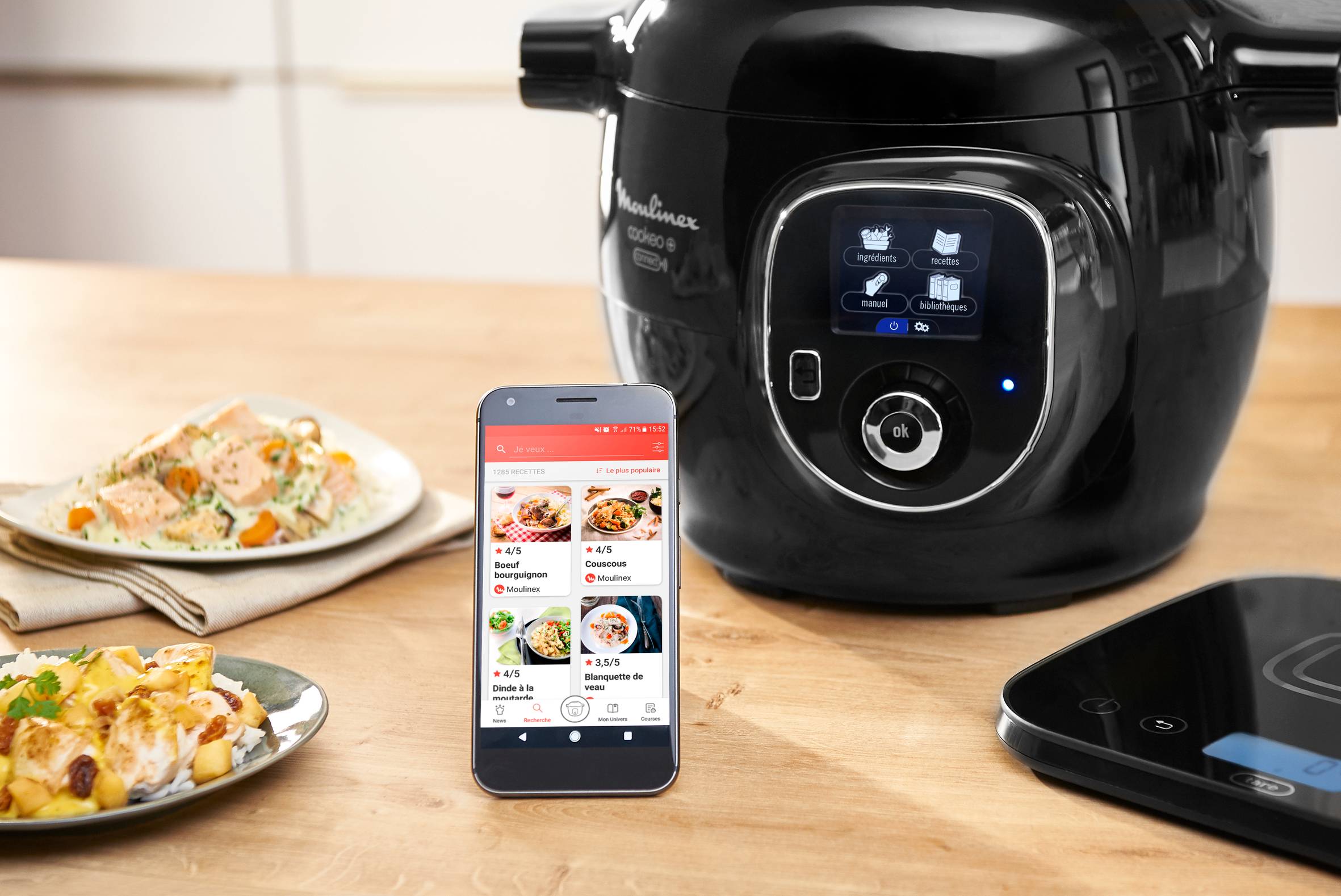 COOKEO+ CONNECT GRAMEEZ   6L 150 RECETTES NOIR