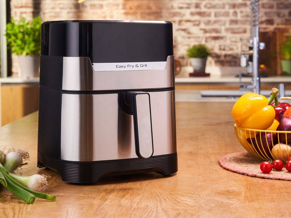 Moulinex Easy Fry & Grill, Inox, Air fryer, 4,6L , 6 personnes, Digital, EZ505D10 - Électroménager