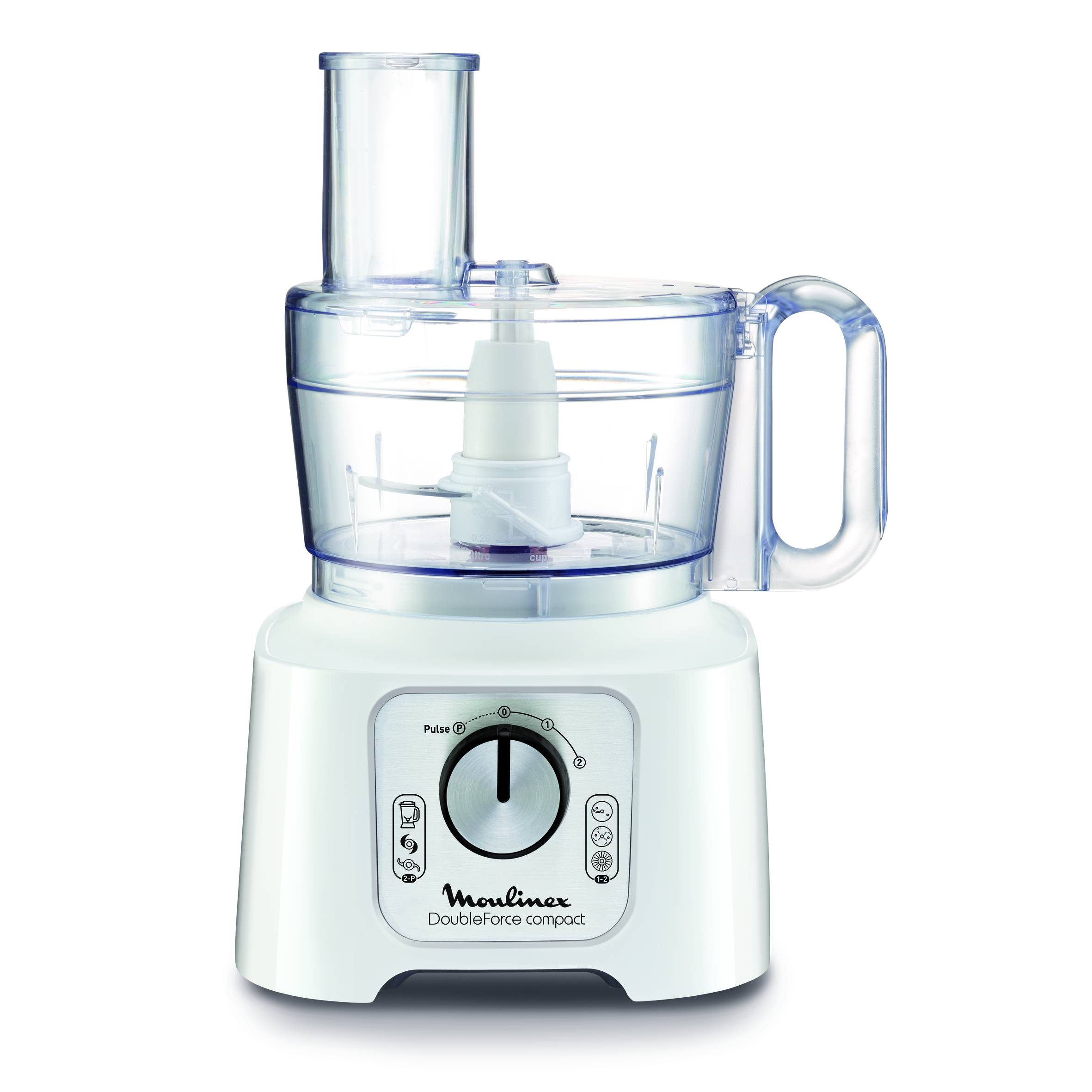 Double force compact 800 W blanc