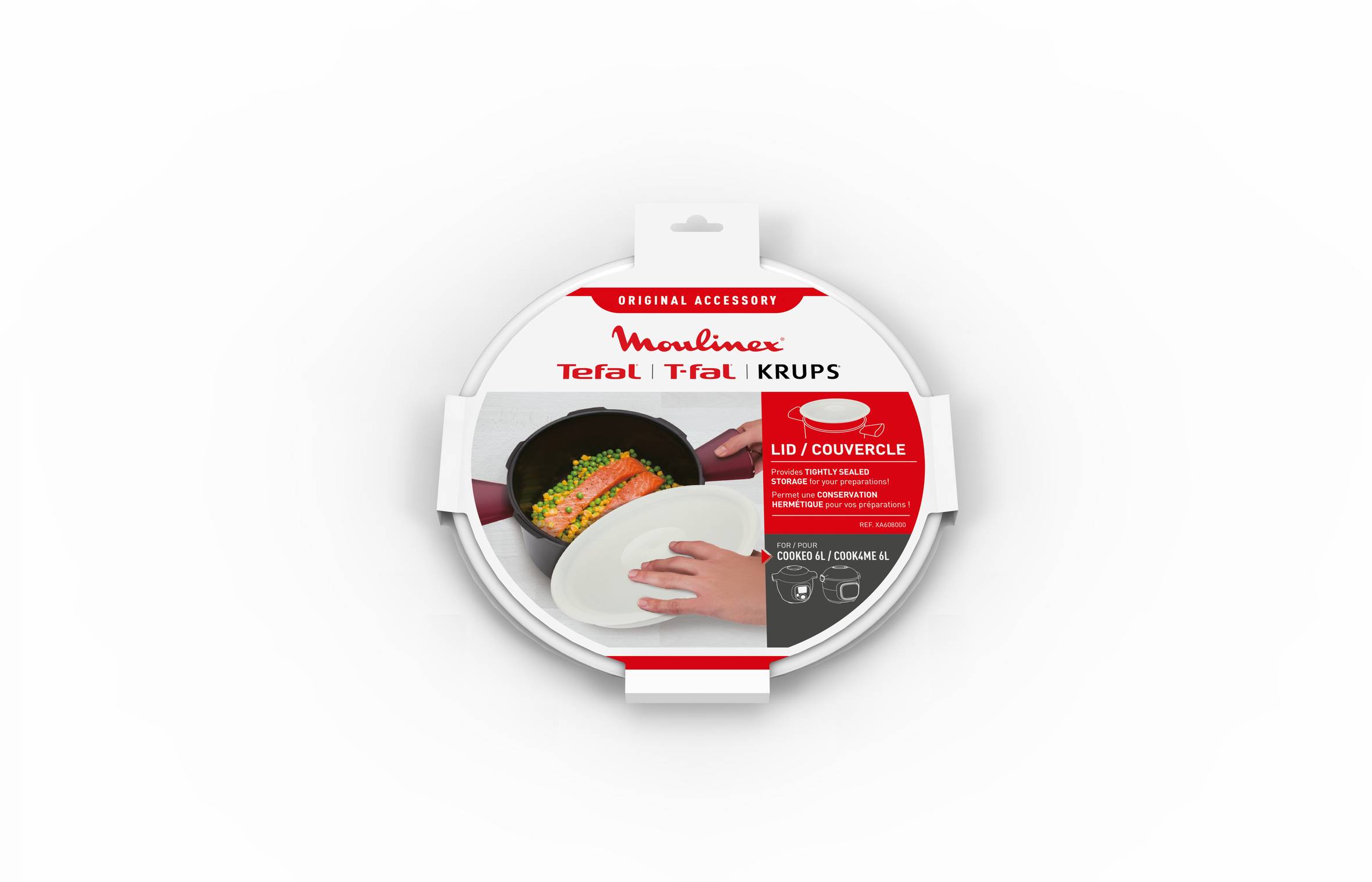 Couvercle de conservation pour cuve Cookeo XA608000