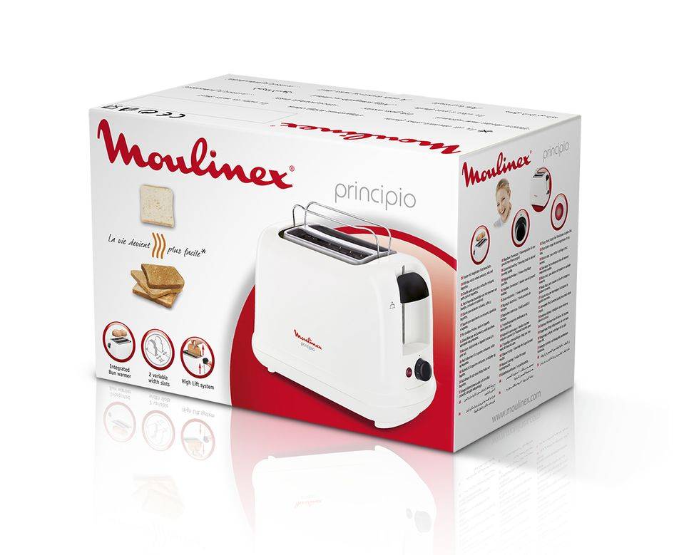 grille pain principio blanc