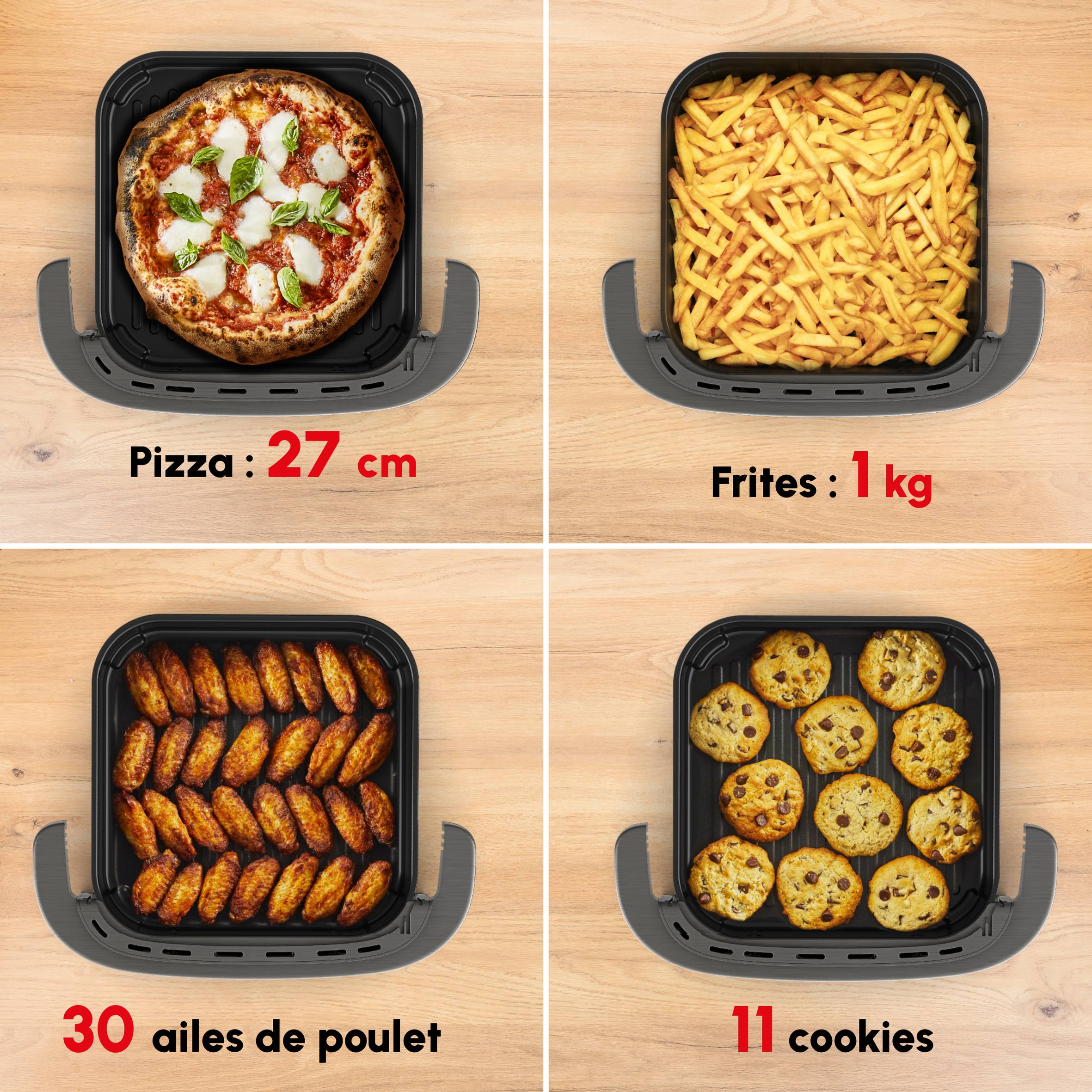 Easy Fry Surface XL, 4L, Air fryer, Gris