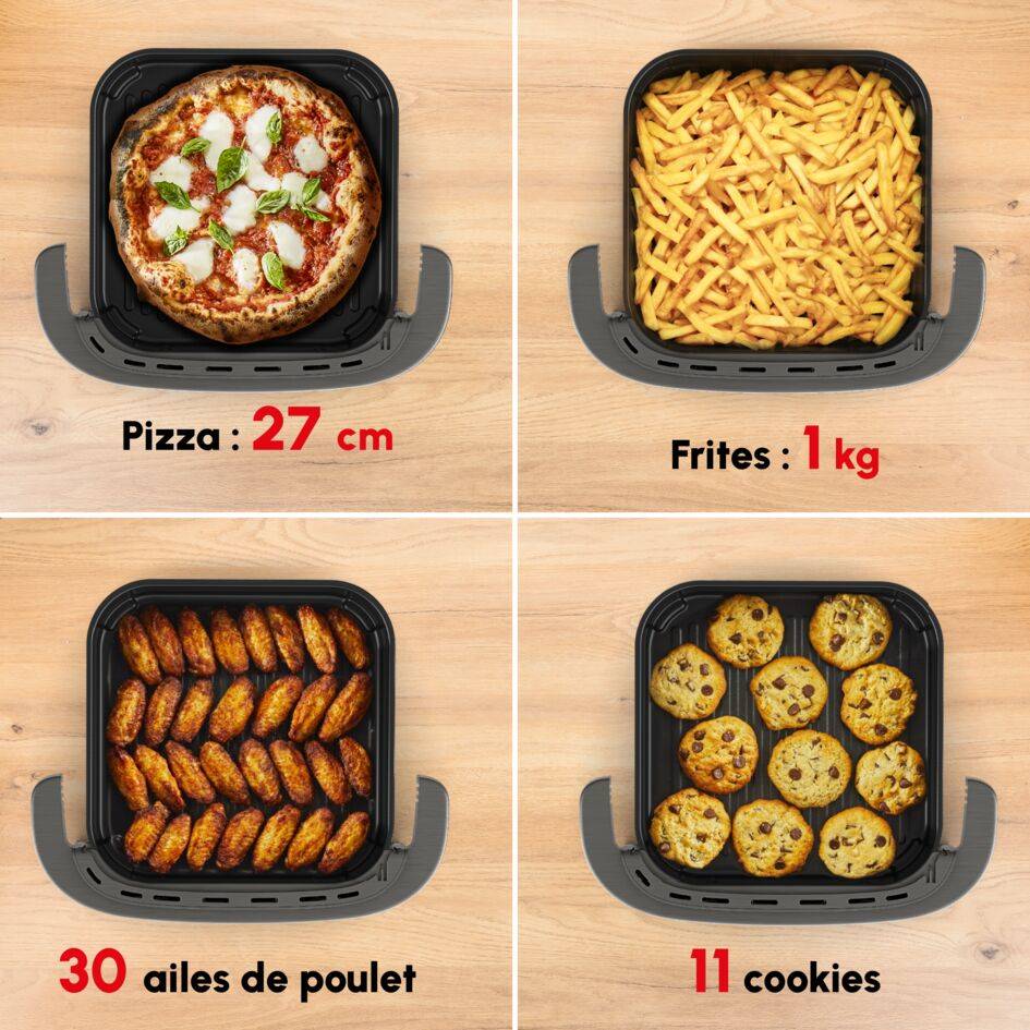 Easy Fry Surface XL, 4L, Air fryer, Gris