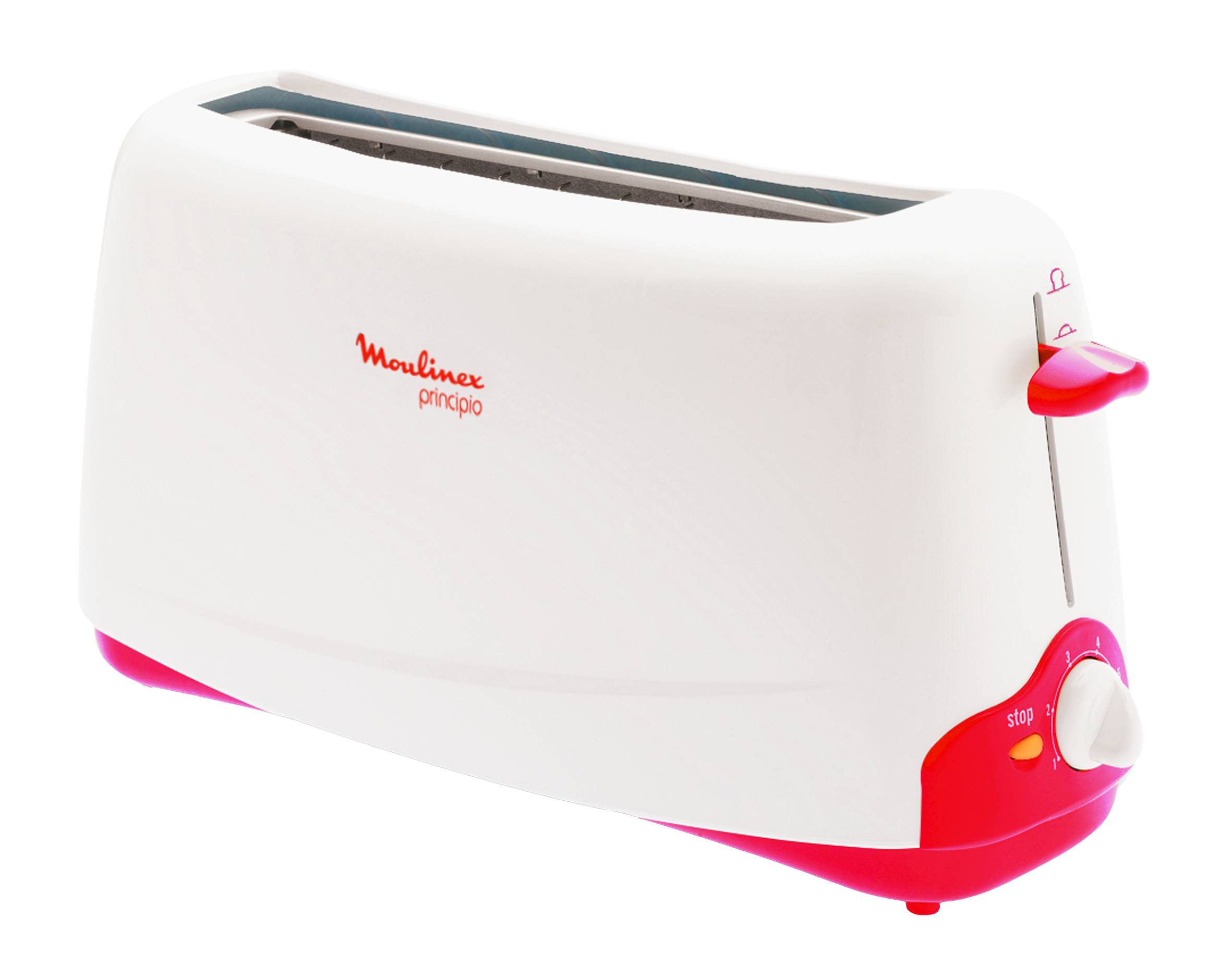 grille-pain blanc/bleu