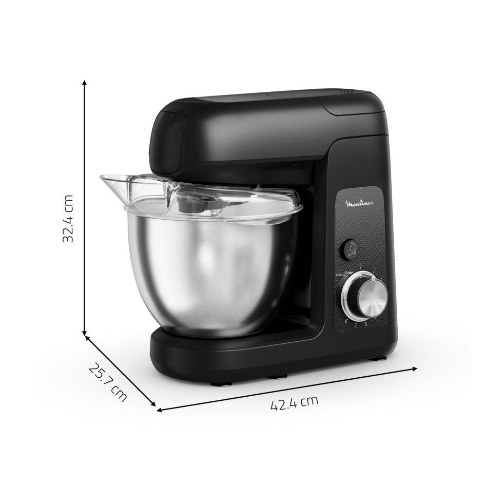 Bake Partner, Robot pâtissier, Bol de 4,6 L, Kit pâtisserie, Blender 1.25L, Découpe légumes, 1100&nbsp;W