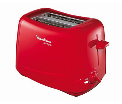 grille pain principio rouge glossy