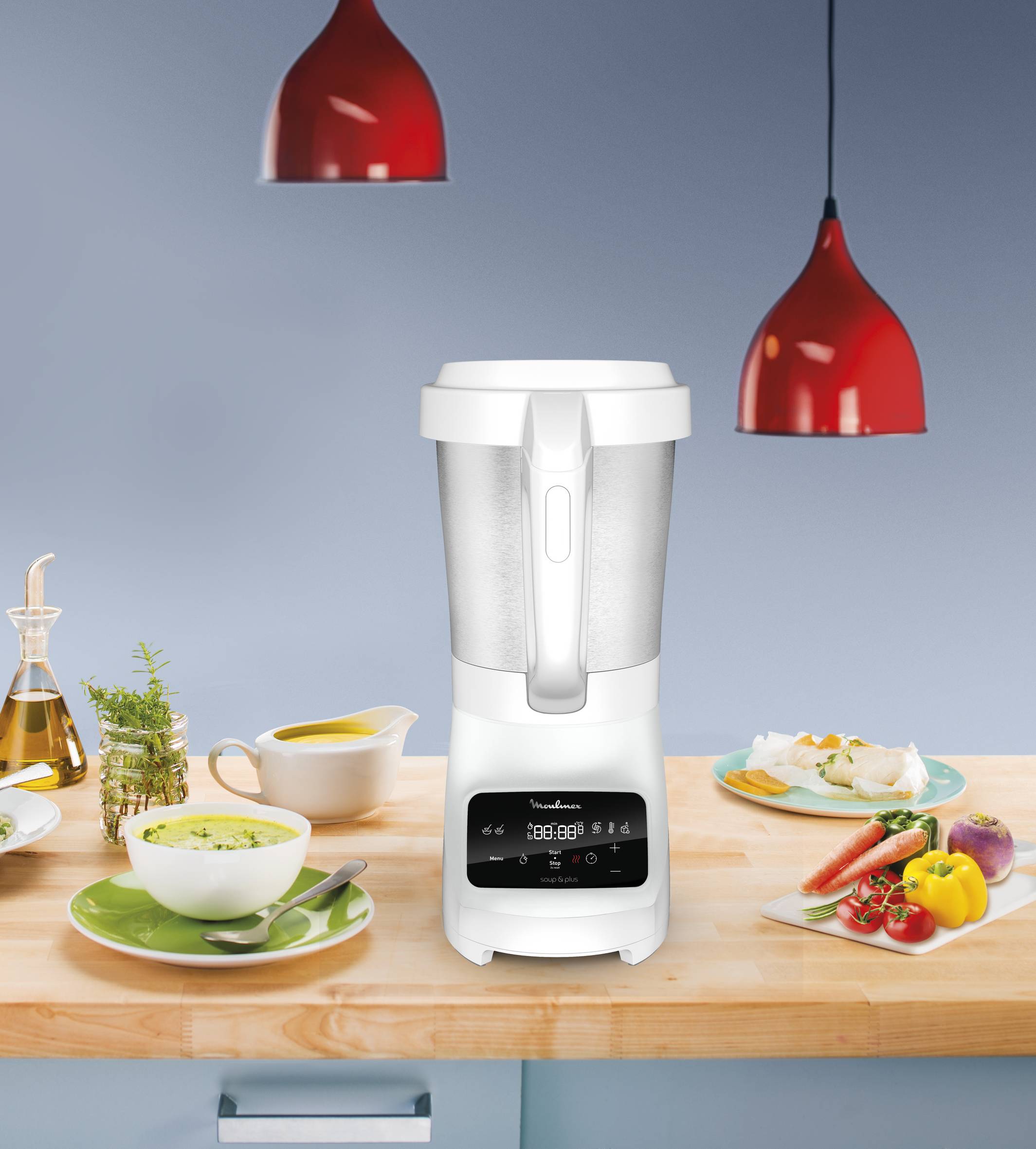 BLENDER SOUP&PLUS Blanc 1100 W