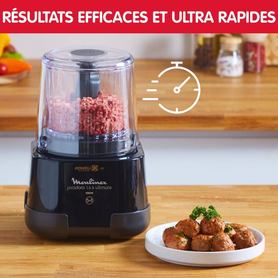 La Picadora 1,2,3 ultimate 1000 W Noire