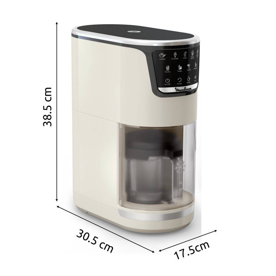 Dolci, Machine à glaces, 10&nbsp;programmes, Nettoyage automatique