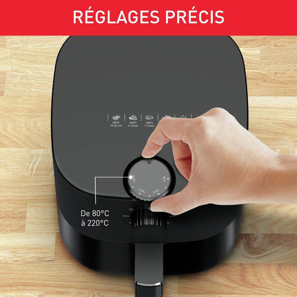 Easy Fry Essential, 3.5L, Air fryer, Noir
