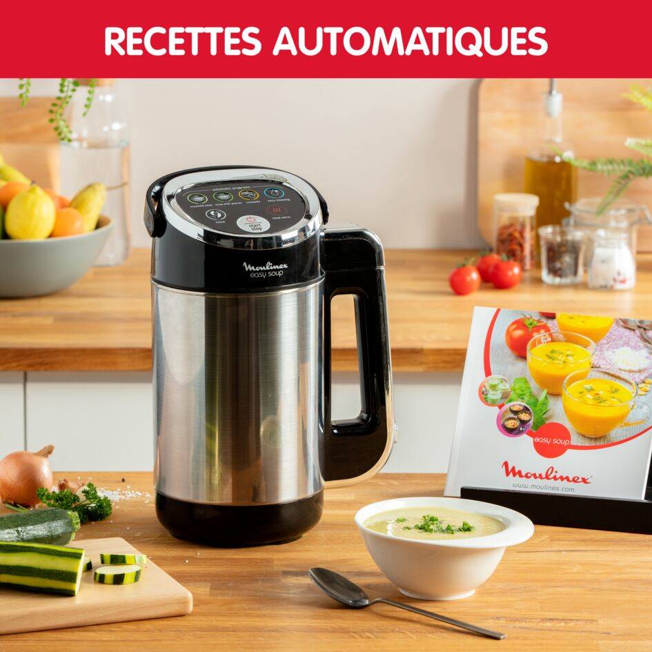 Easy soup, Blender chauffant, 5 programmes, 1,2 L, Blanc