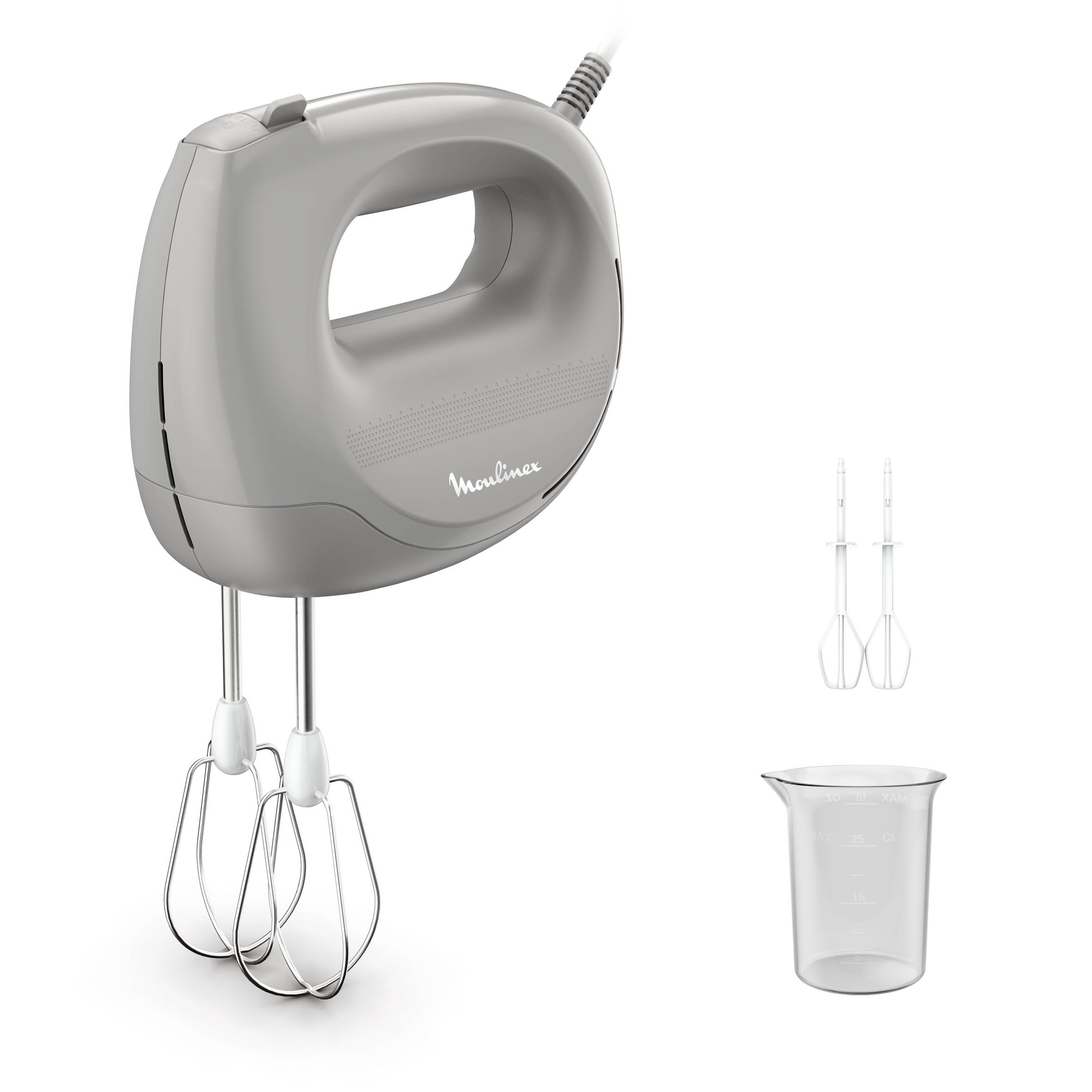 Easy Max, Batteur électrique, Mélange parfait, 5 vitesses, 2 jeux de fouets, 300 W