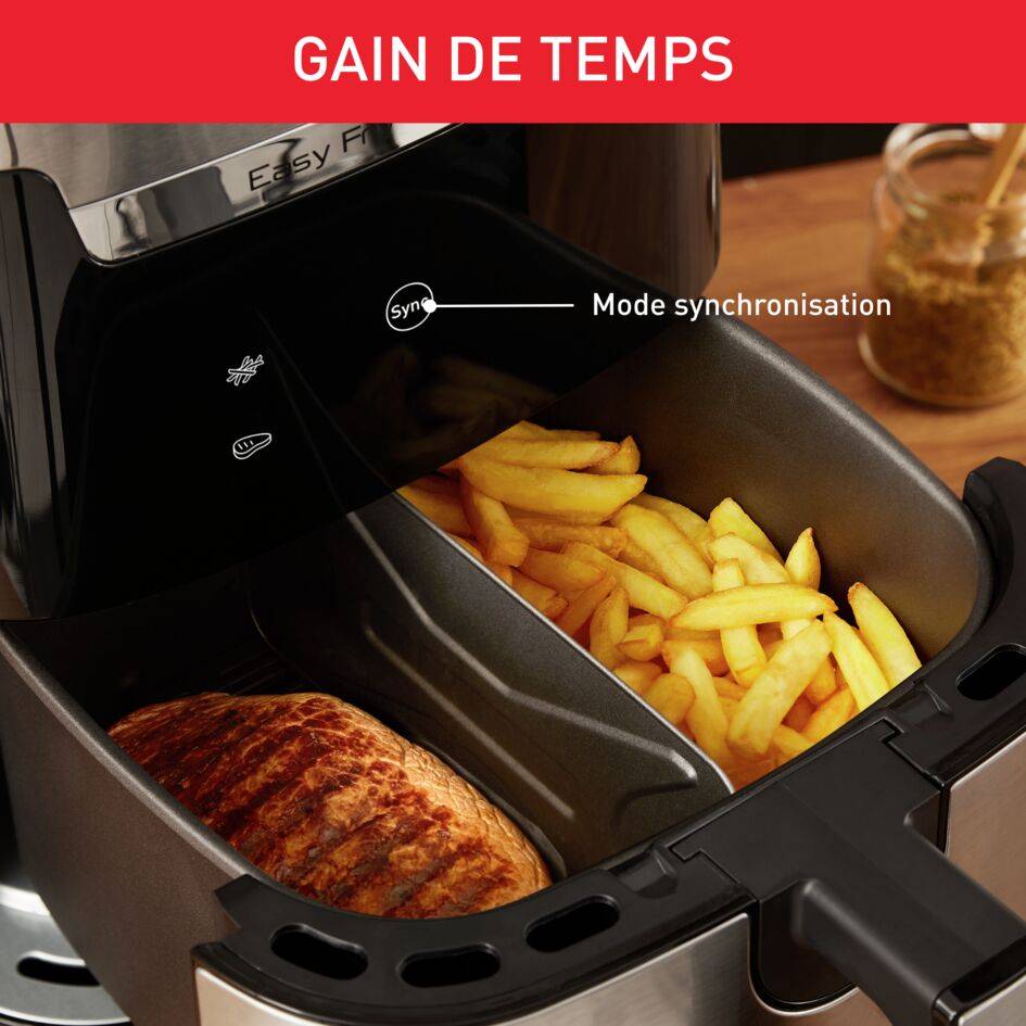 Easy Fry & Grill XXL, 6.5L, Air fryer, Inox