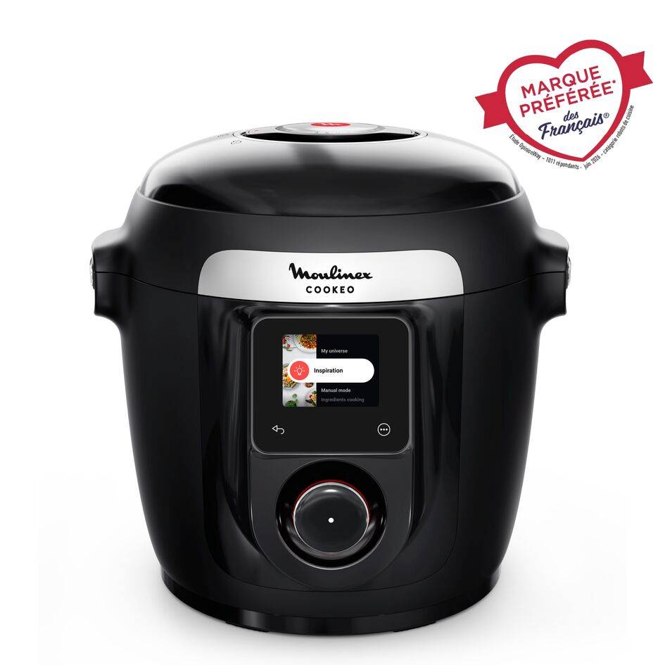 Cookeo Wifi 10-en-1 Noir avec Extra Crisp