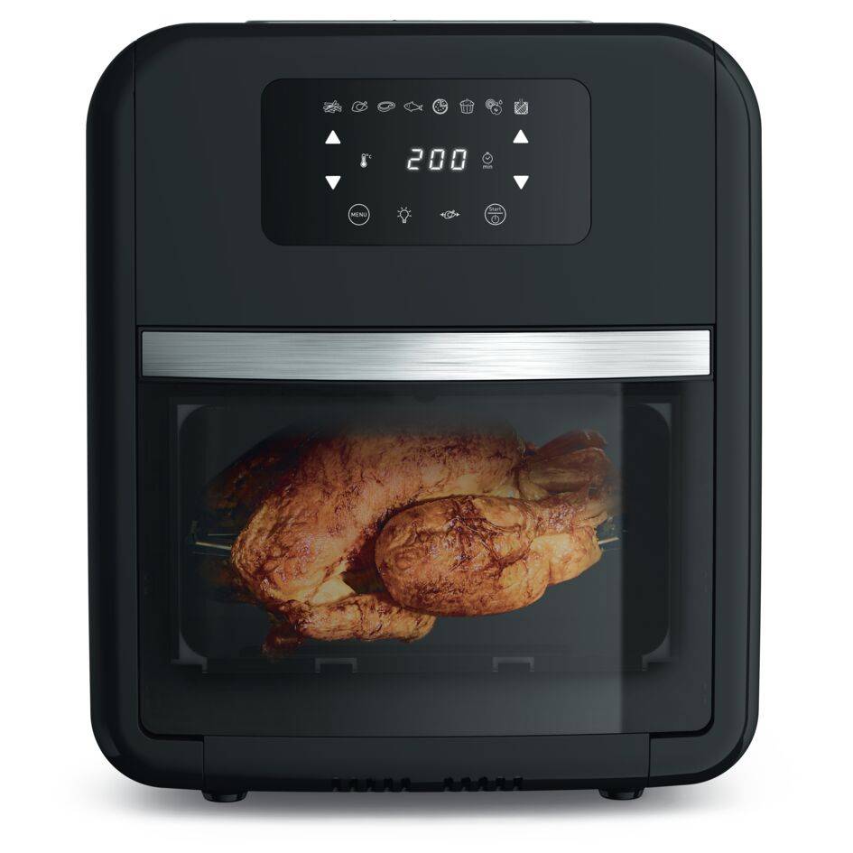 Easy Fry Multifonction 9-en-1 et Grill, 11L, Air fryer, Noir