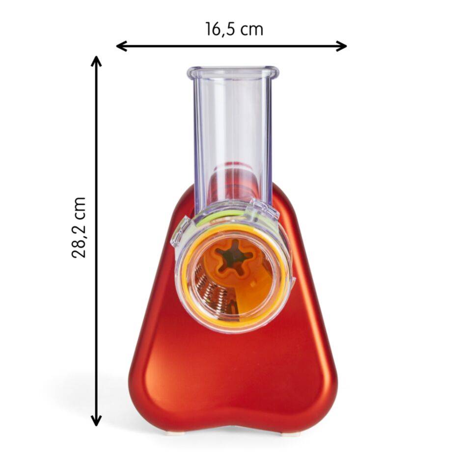 Fresh express 3-en-1, Découpe-légume, 3 cônes, blanc et rouge