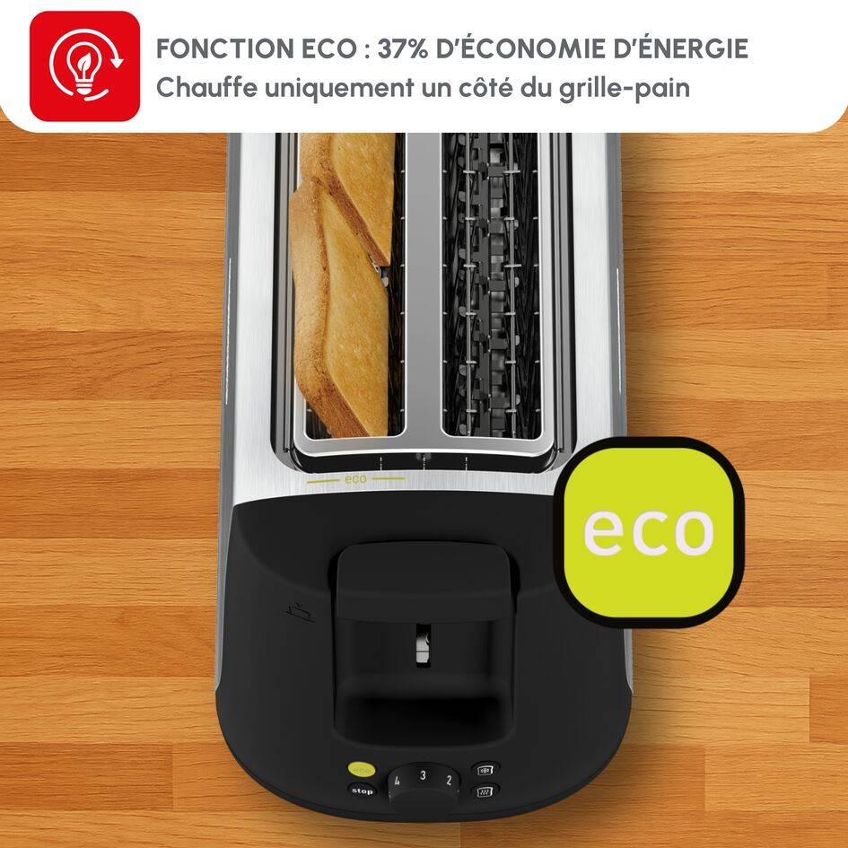 Subito Select inox 2 longues fentes