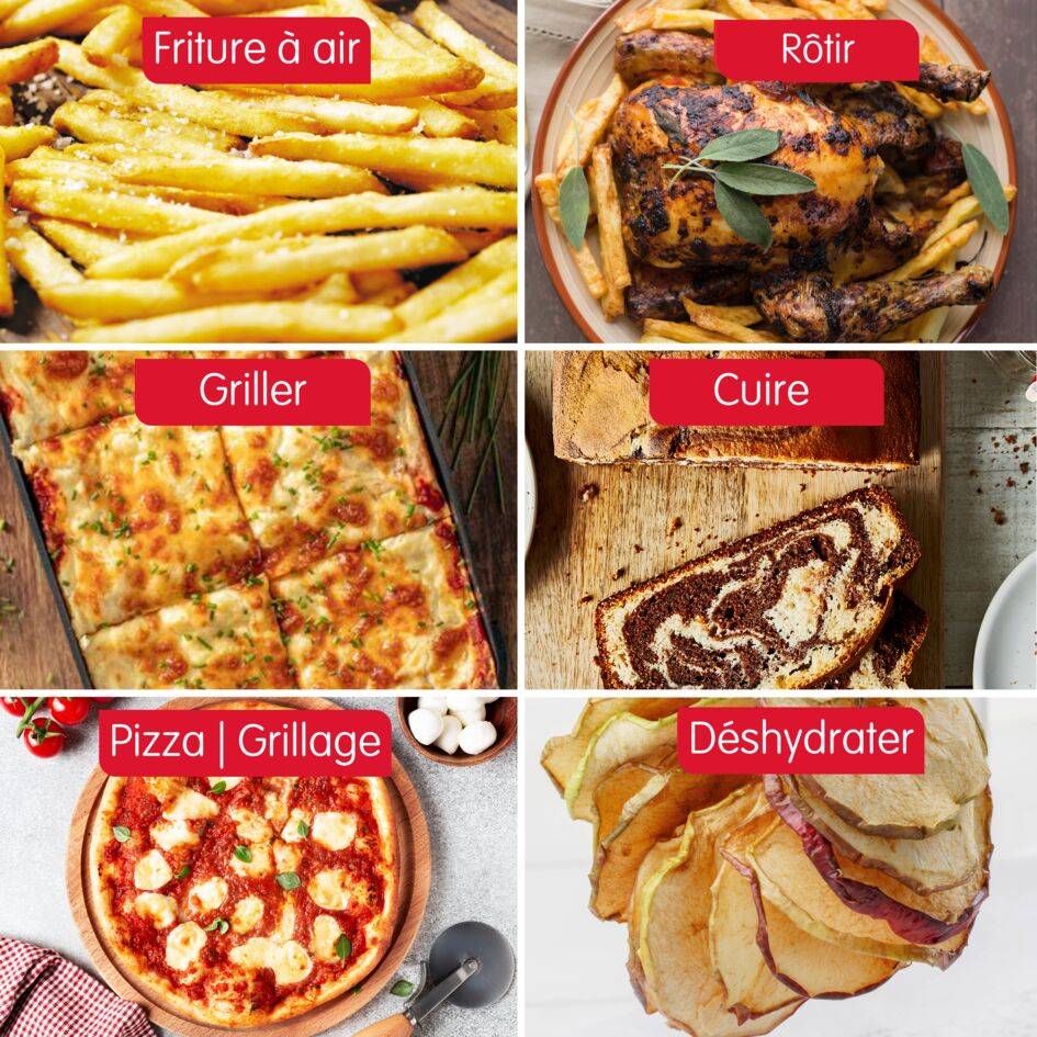 Easy Fry, 20L, Four air fryer, Noir